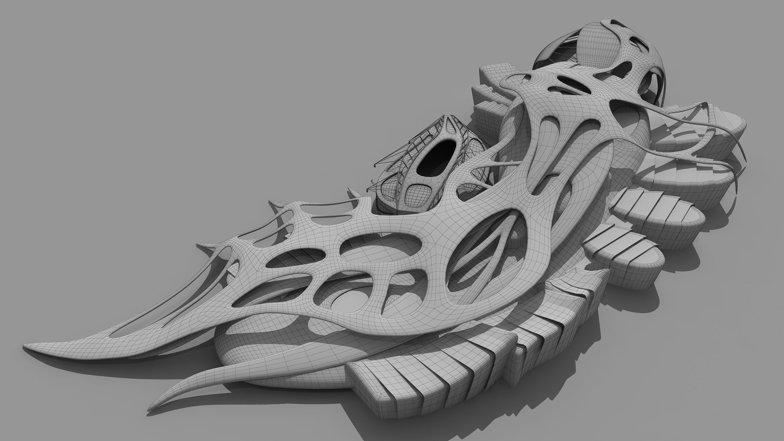 0121 - Organic Building 3D model_14