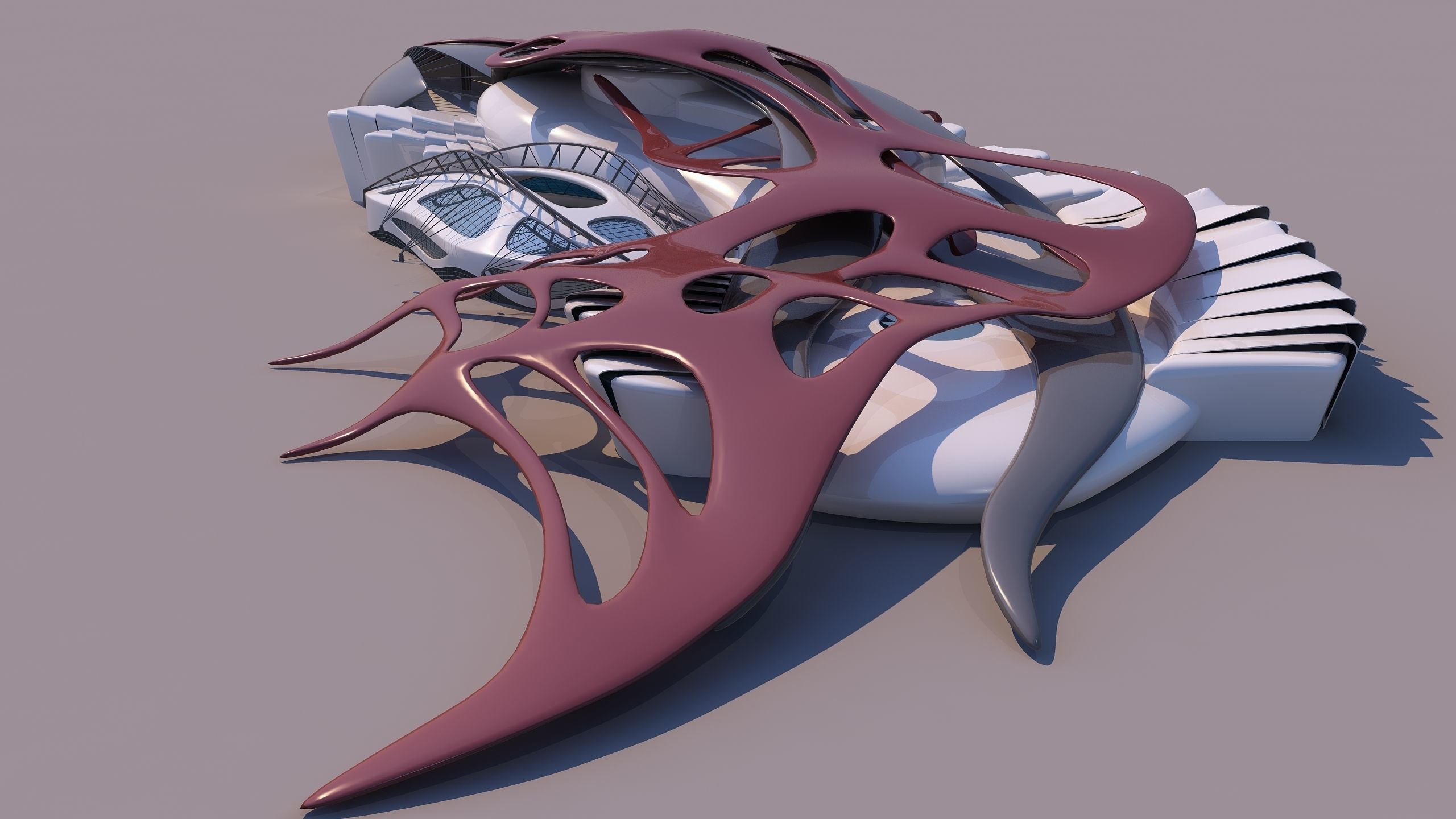 0121 - Organic Building 3D model_6