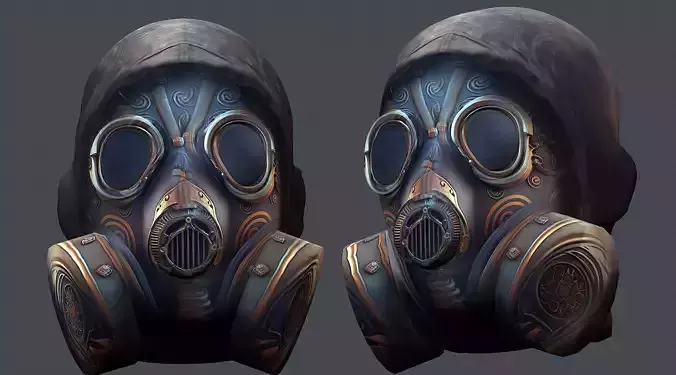 Helmet 3d model military combat Military Low-poly