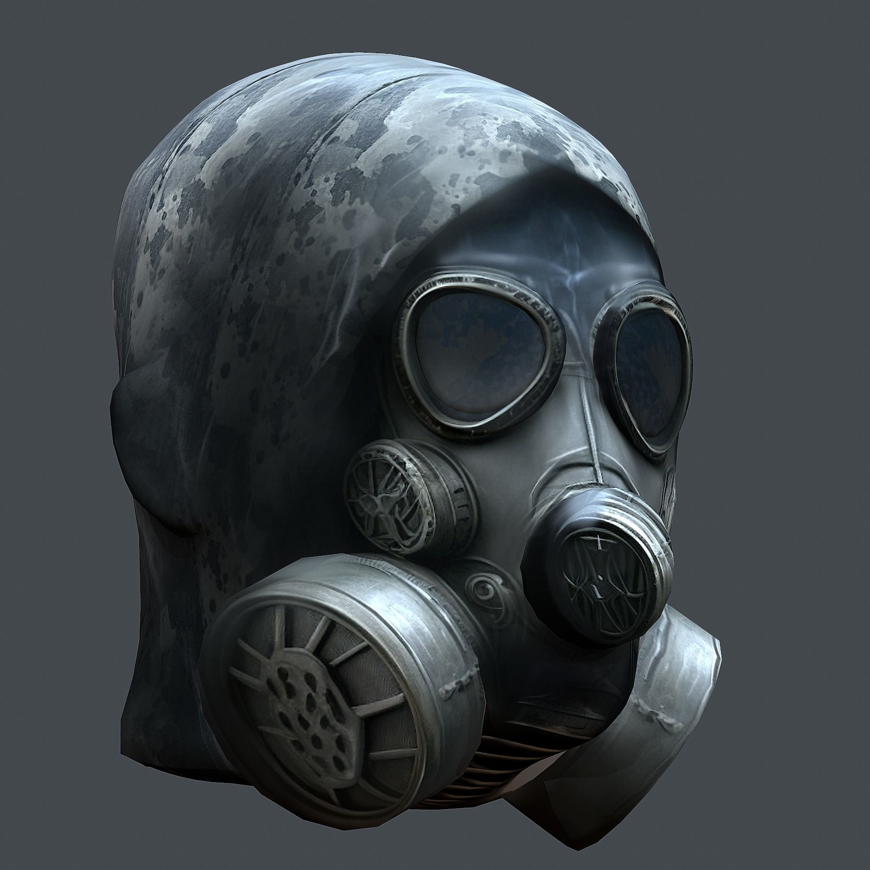 Helmet 3d model military combat Military Low-poly  Low-poly 3D model_1