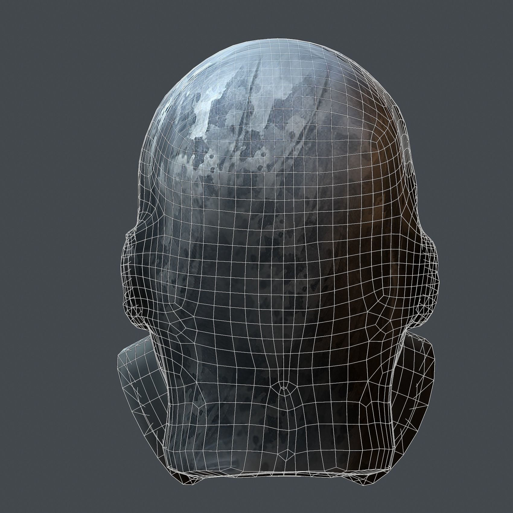 Helmet 3d model military combat Military Low-poly  Low-poly 3D model_5