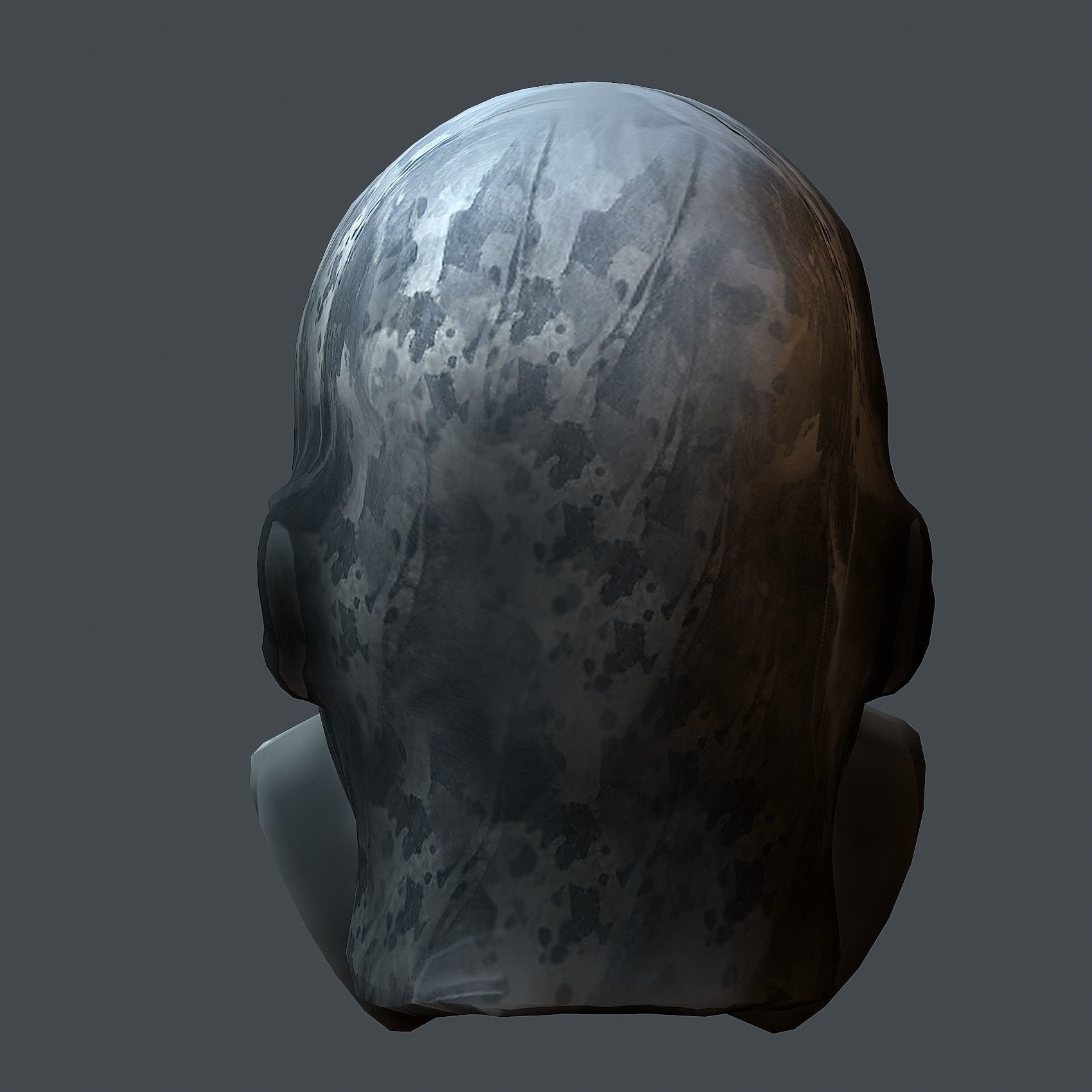 Helmet 3d model military combat Military Low-poly  Low-poly 3D model_4