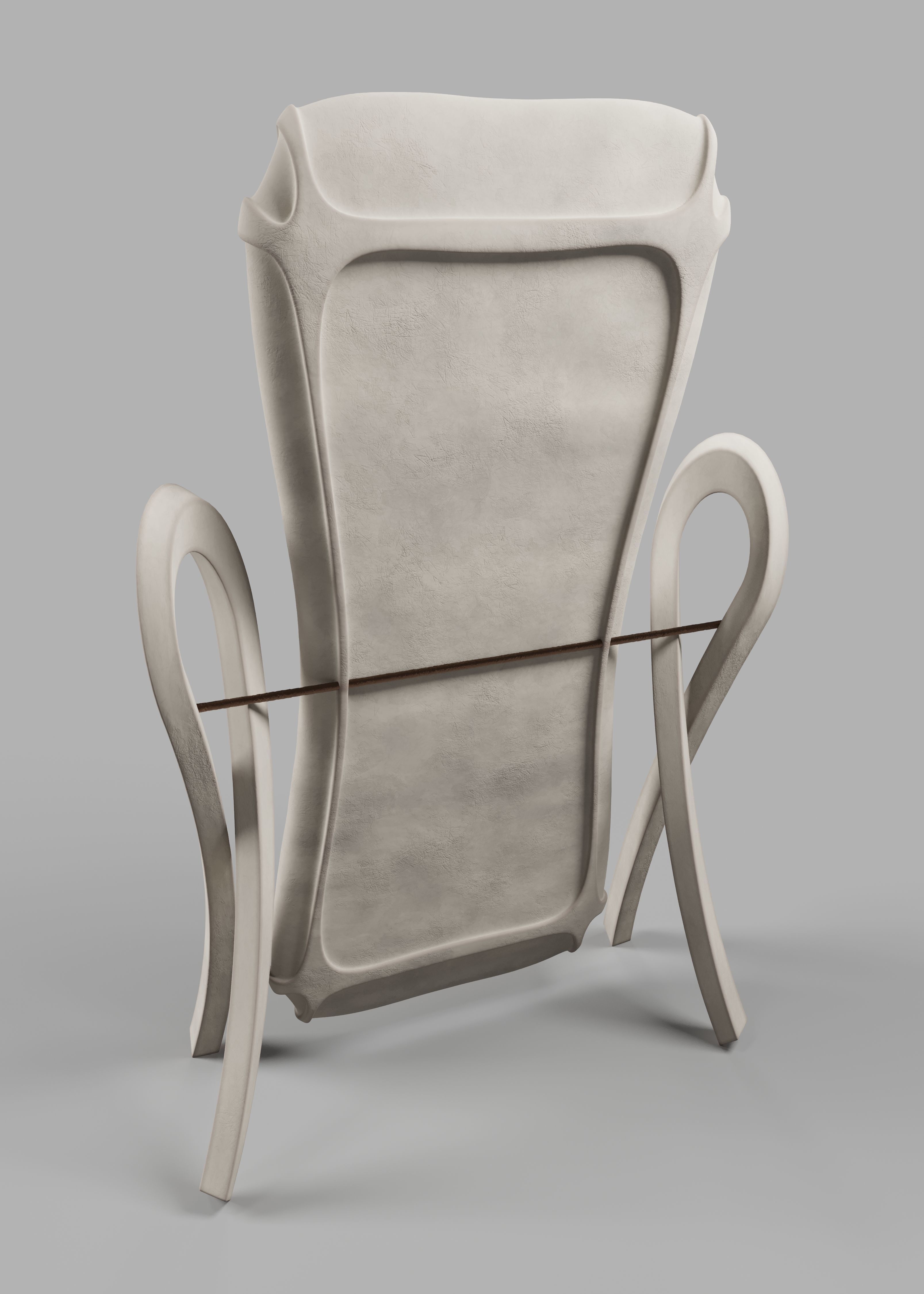 Retro Cheval Glass Free 3D model_3