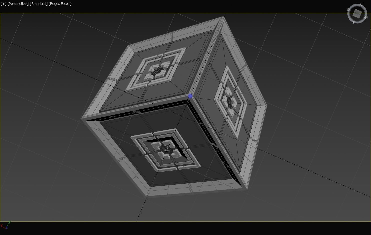 6D Quadratic MOSFET - Transistor Core - Concept 3D model_10