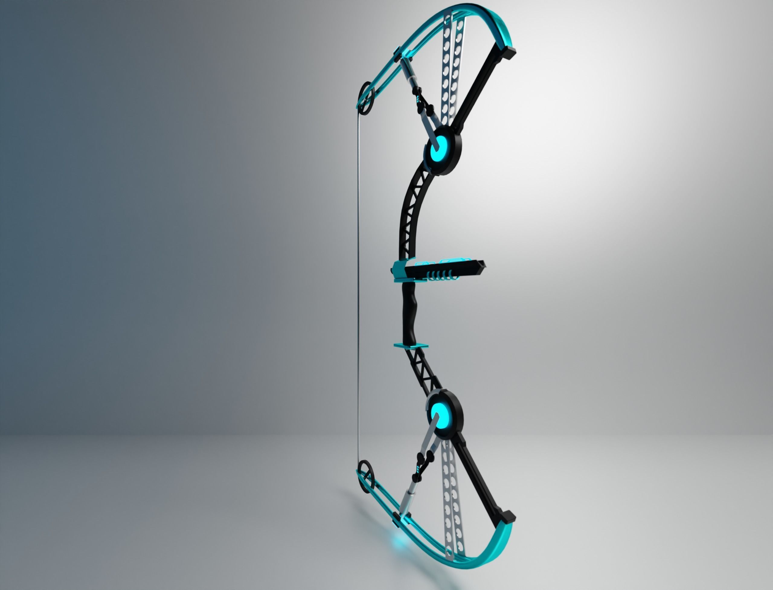 High Tech Bow LightArrowWeapon - LAW 3D Model 3D model_1