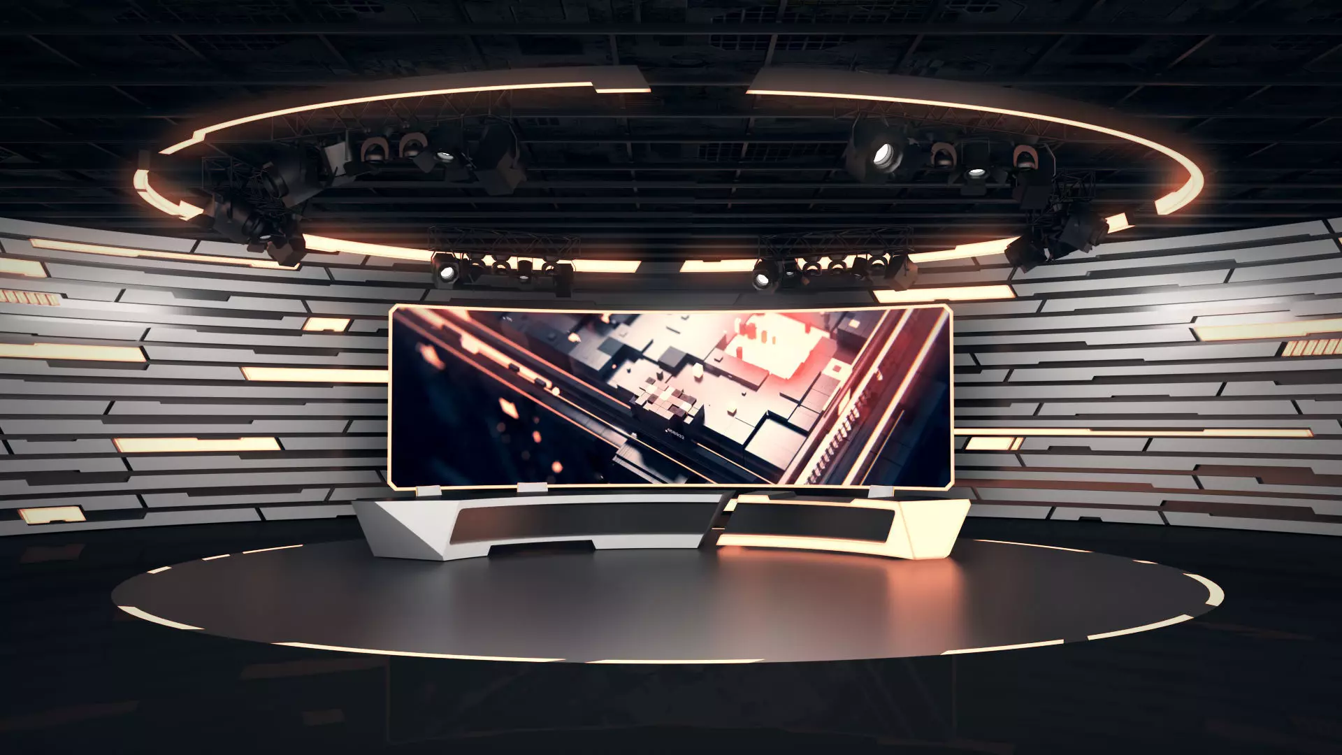 Virtual Studio 34 PBR Low-poly 3D model_0