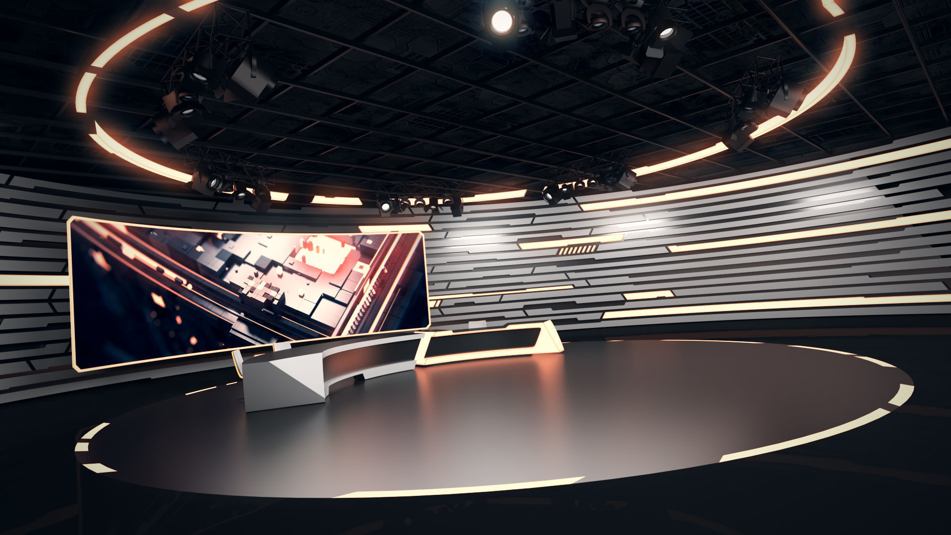 Virtual Studio 34 PBR Low-poly 3D model_7