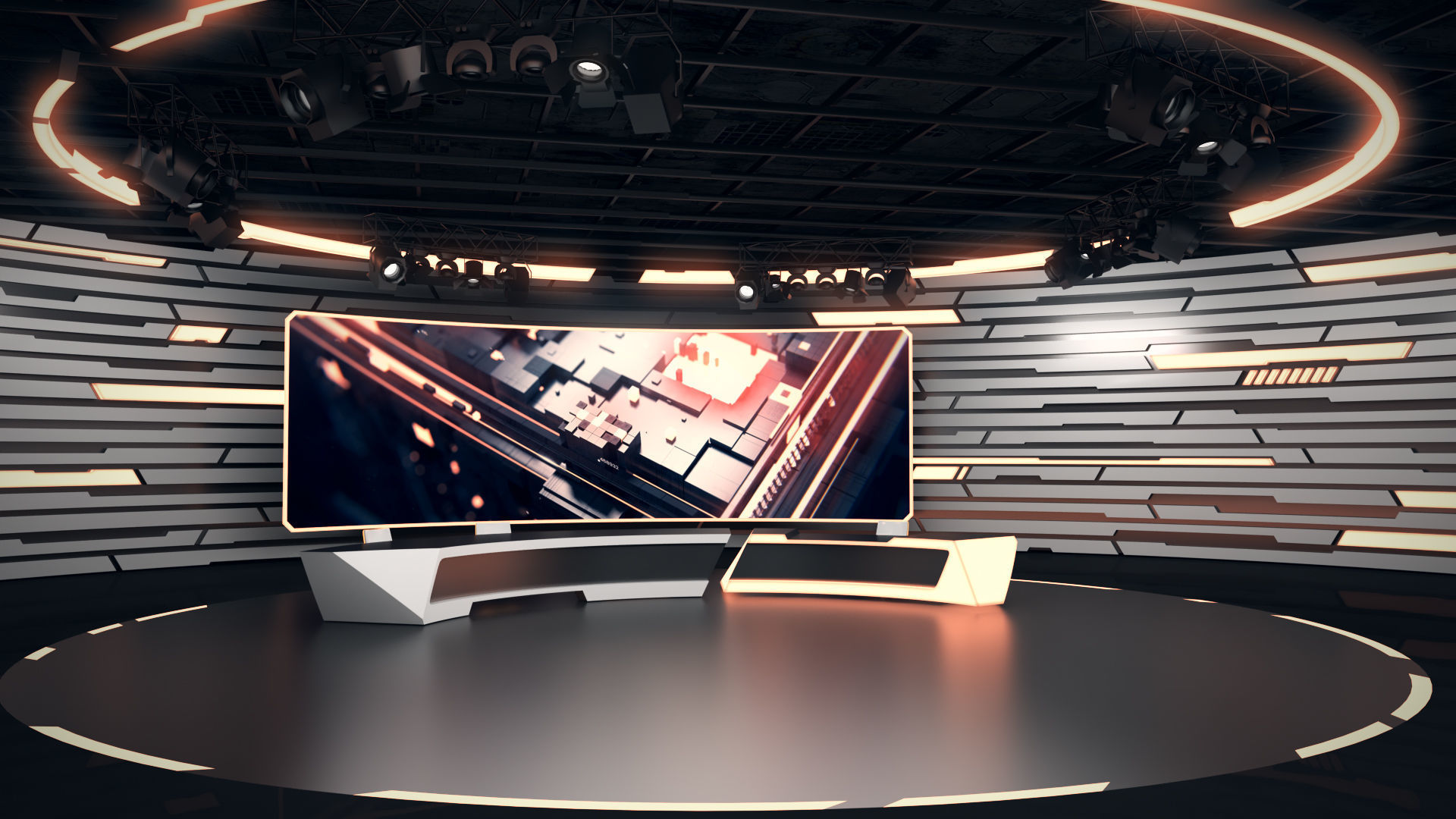 Virtual Studio 34 PBR Low-poly 3D model_3