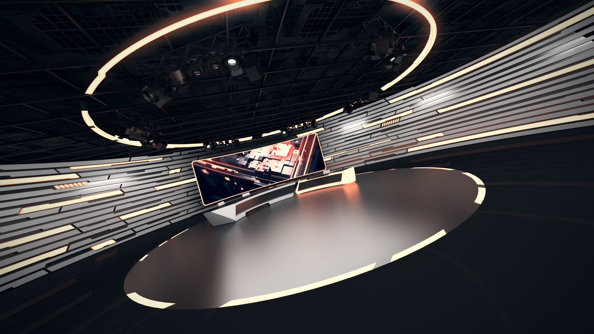 Virtual Studio 34 PBR Low-poly 3D model_8