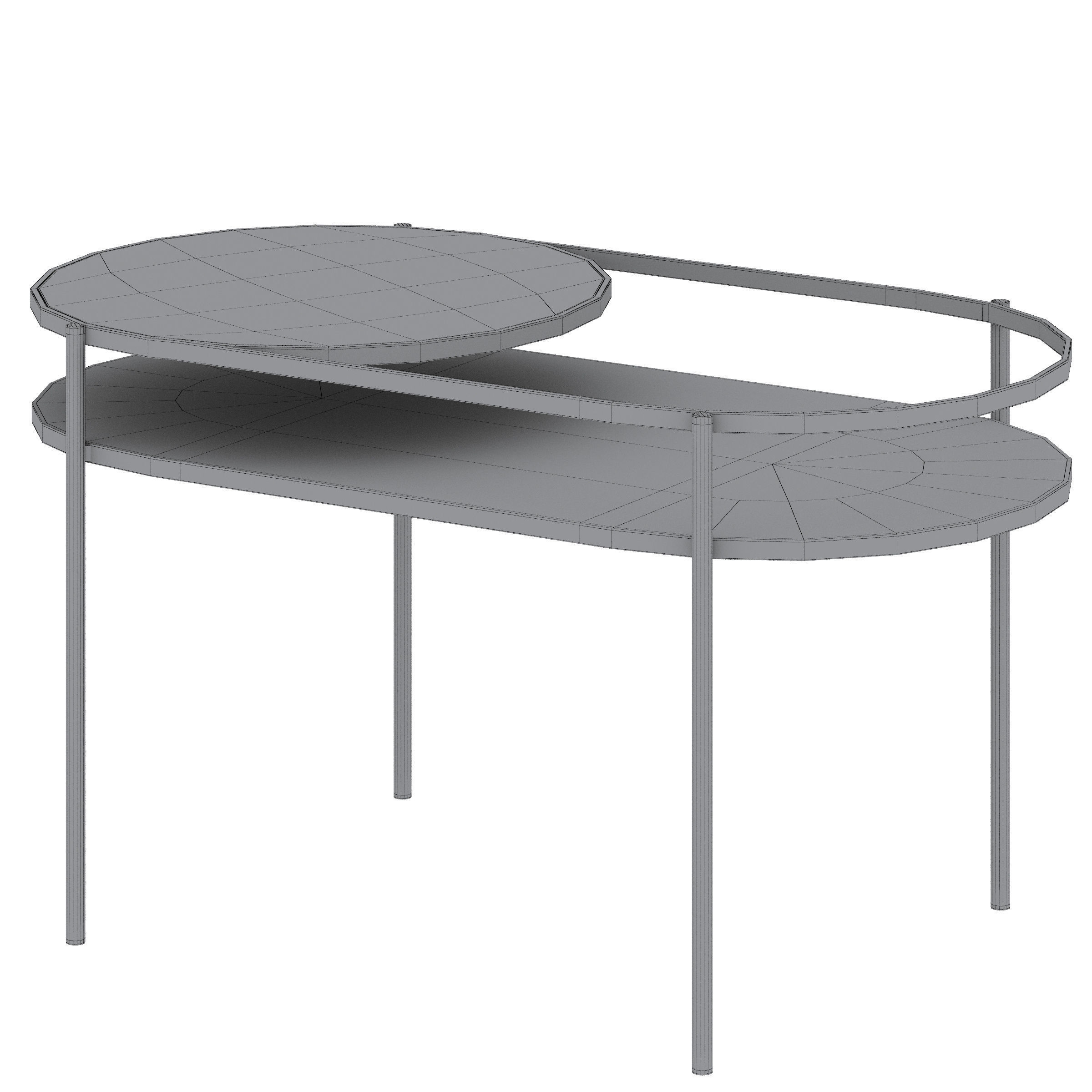 Daheli coffee table by La Forma 3D model_2