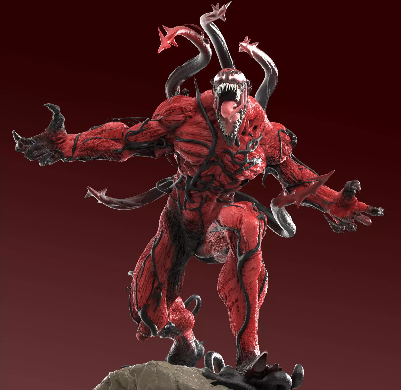 Carnage devil slayer statue 3D print model