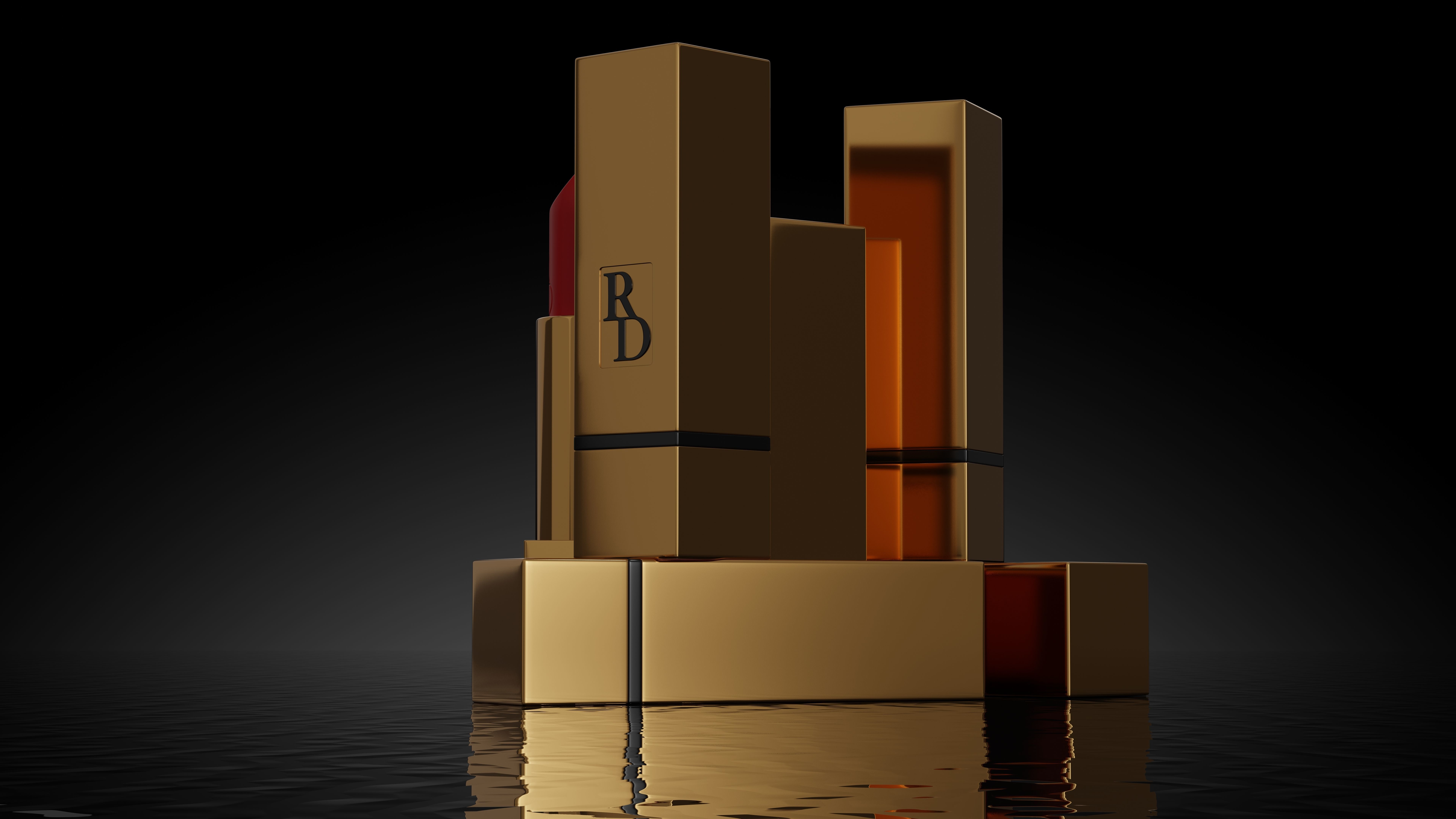 Lipstick 3D model_5
