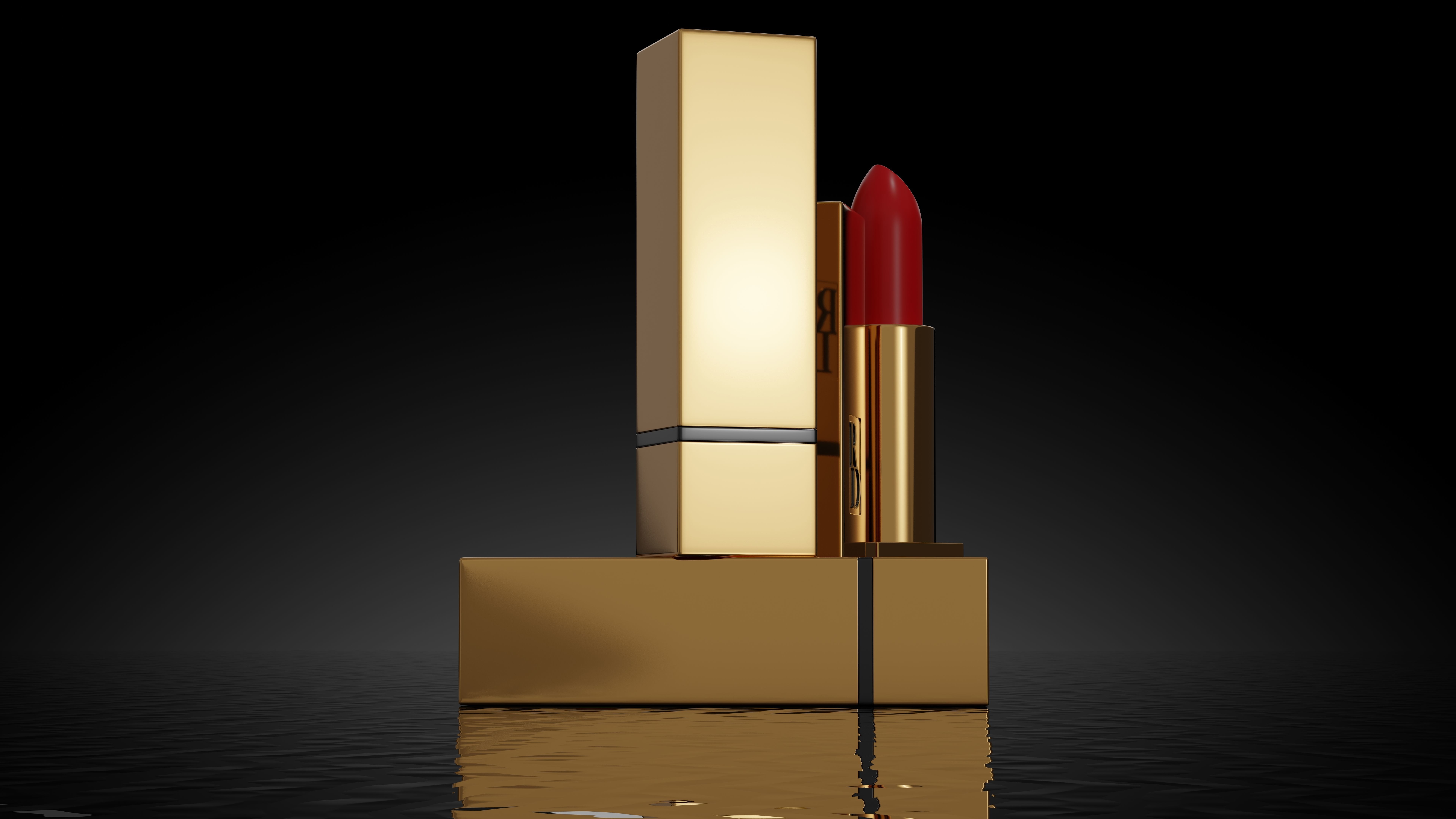 Lipstick 3D model_3