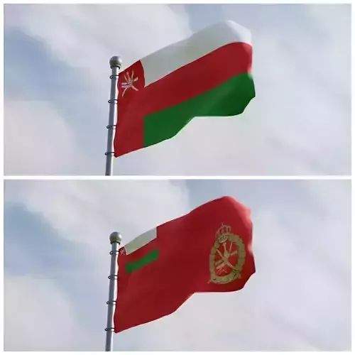 Animated Oman Flags