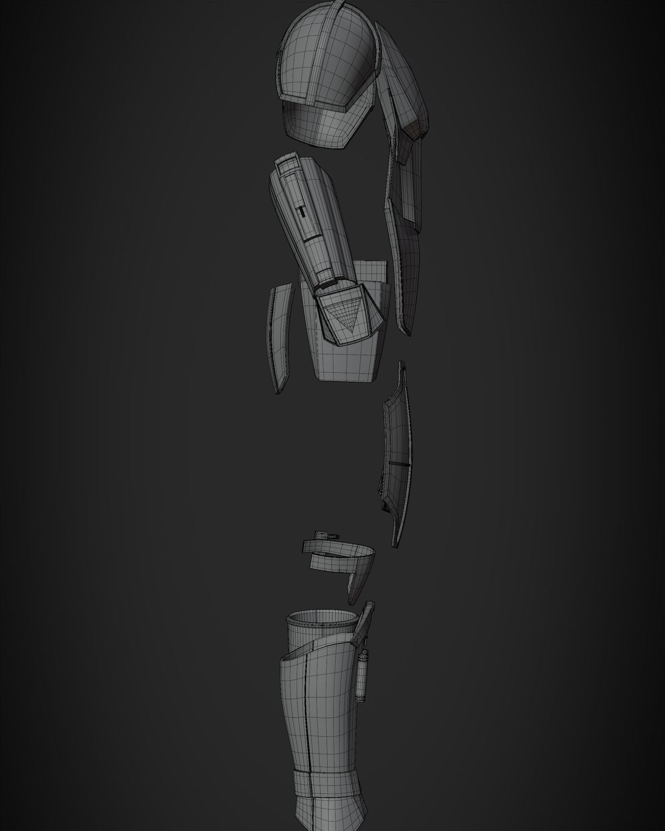 The Mandalorian Mando Armor for Cosplay 3D print model_13