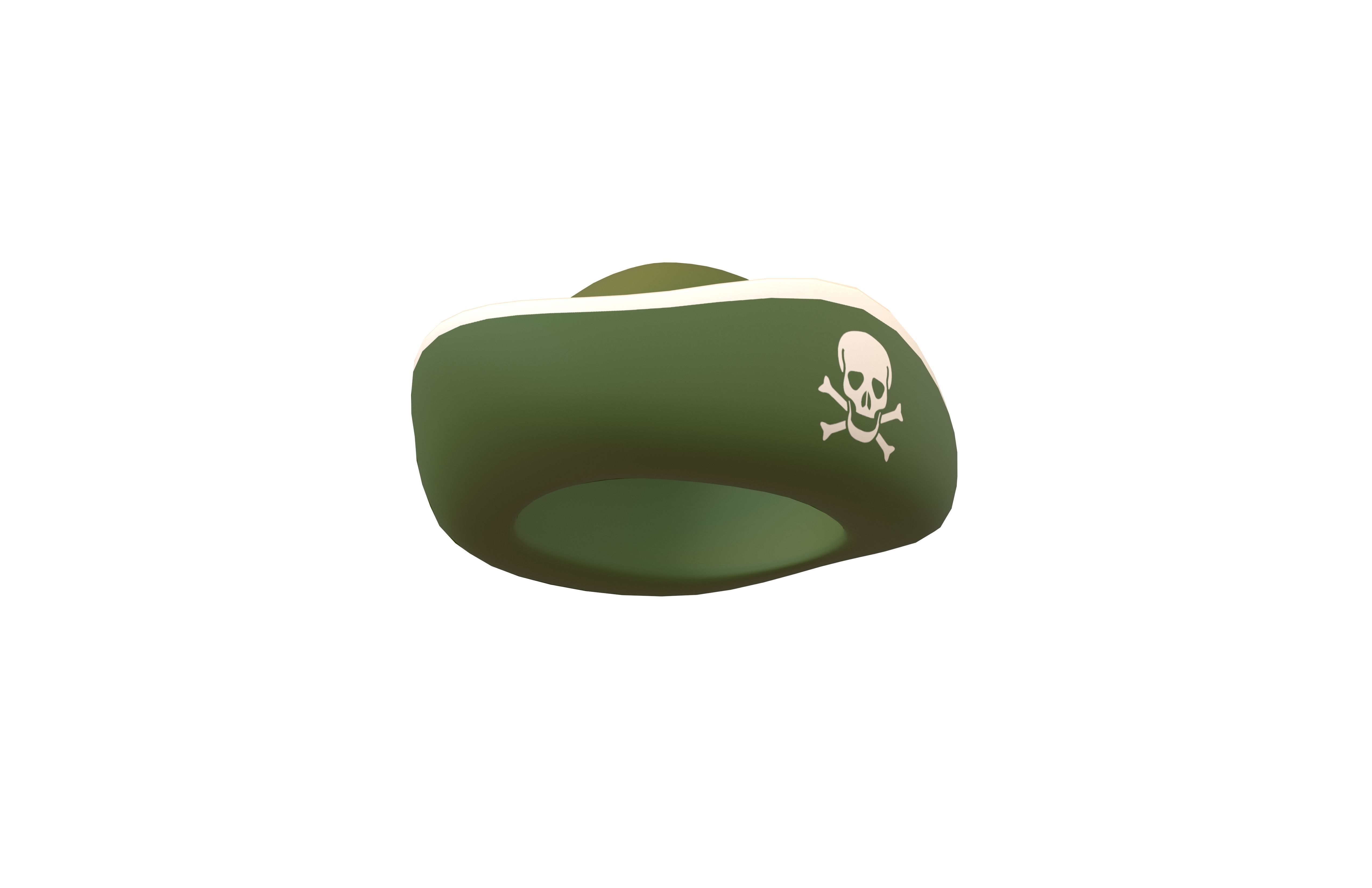 Pirate Hat V1 006 Low-poly 3D model_2