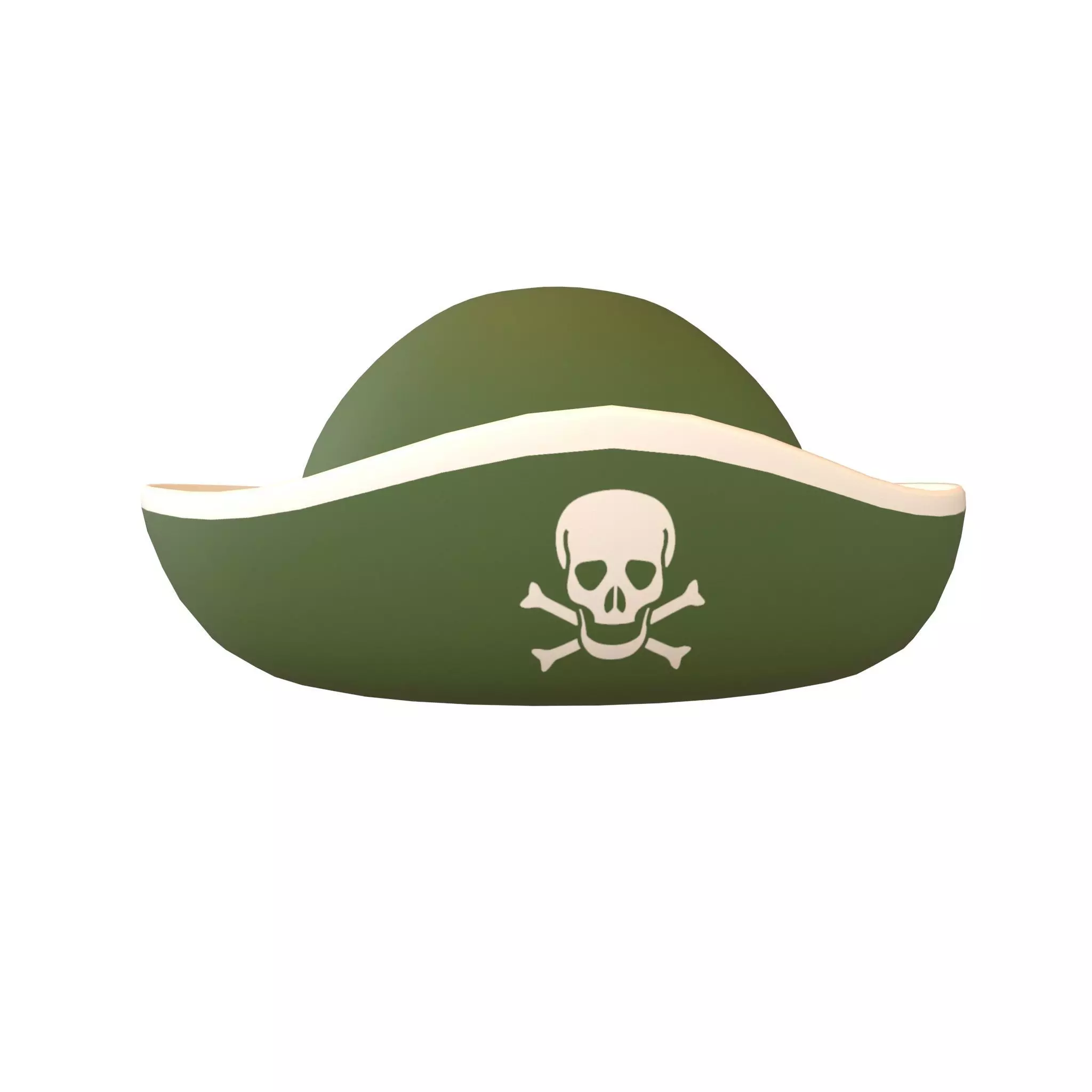 Pirate Hat V1 006 Low-poly 3D model_0