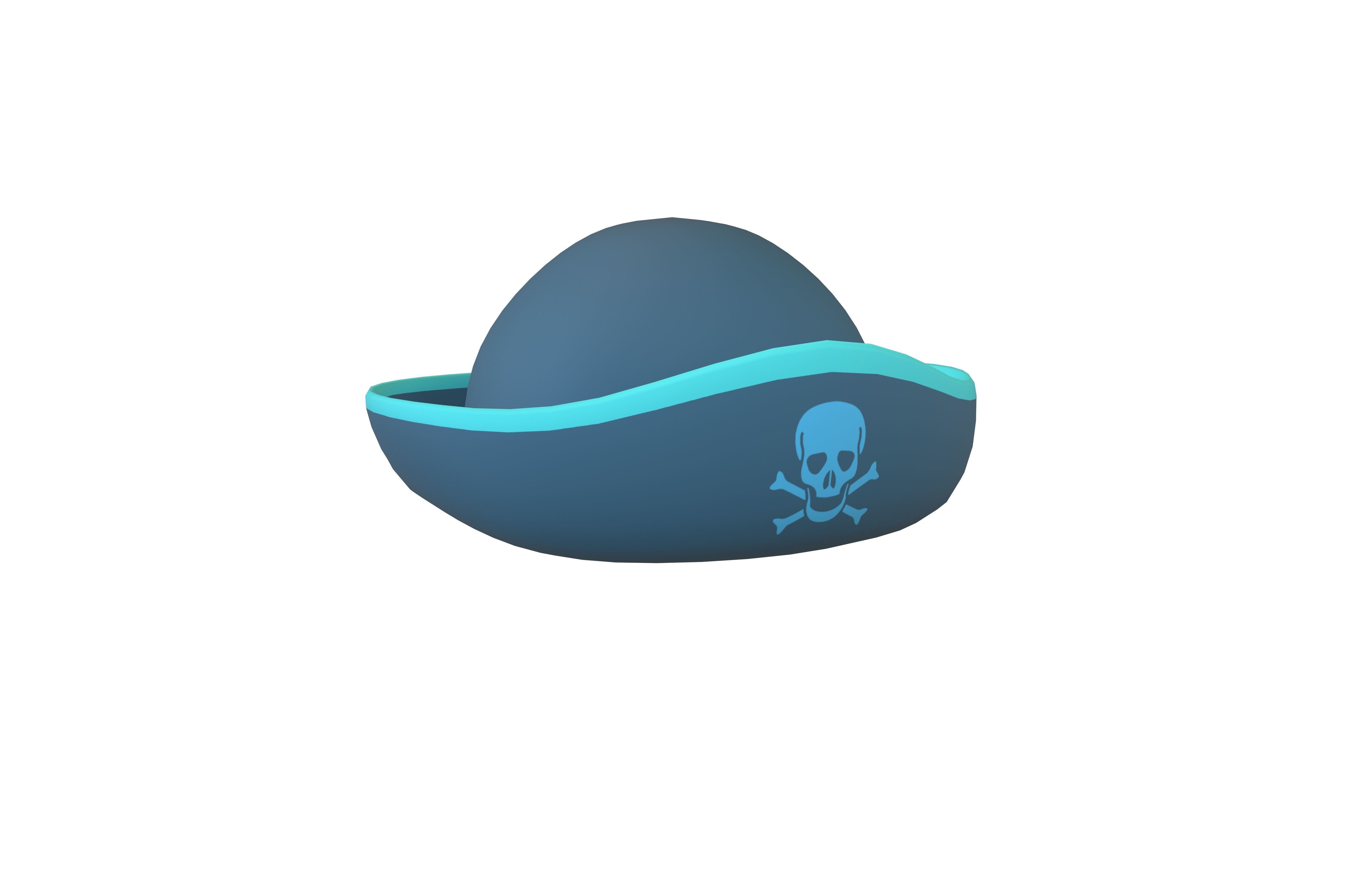 Pirate Hat V1 007 Low-poly 3D model_1