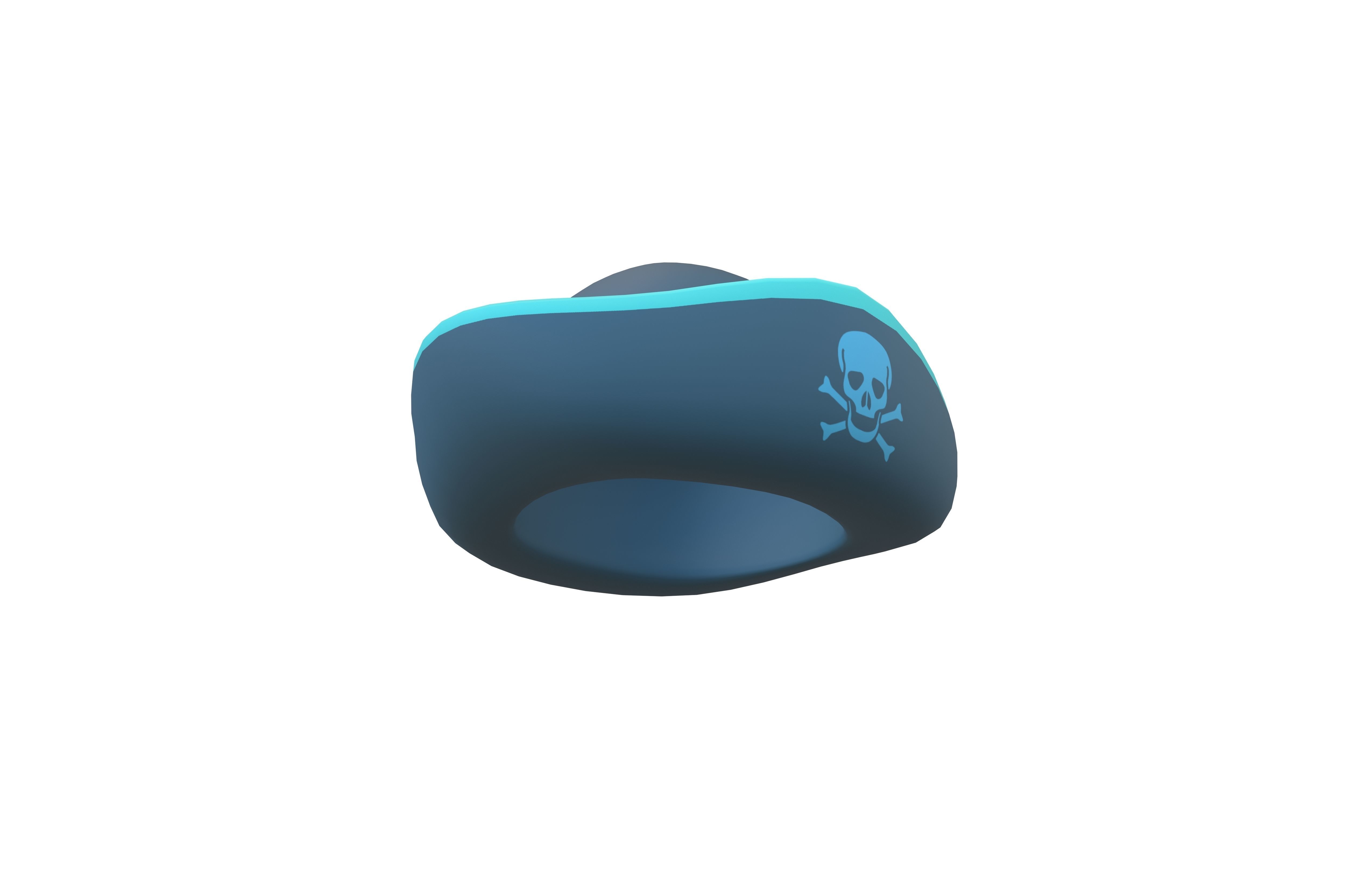 Pirate Hat V1 007 Low-poly 3D model_3