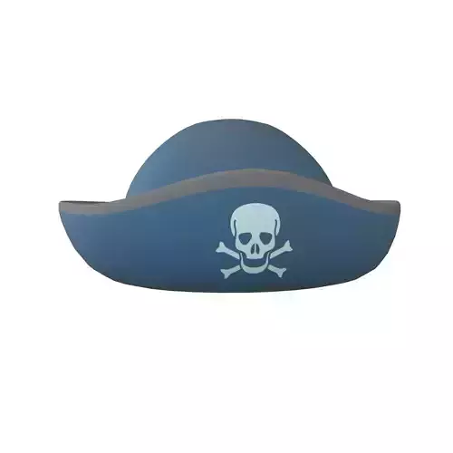 Pirate Hat V1 008 Low-poly 3D model