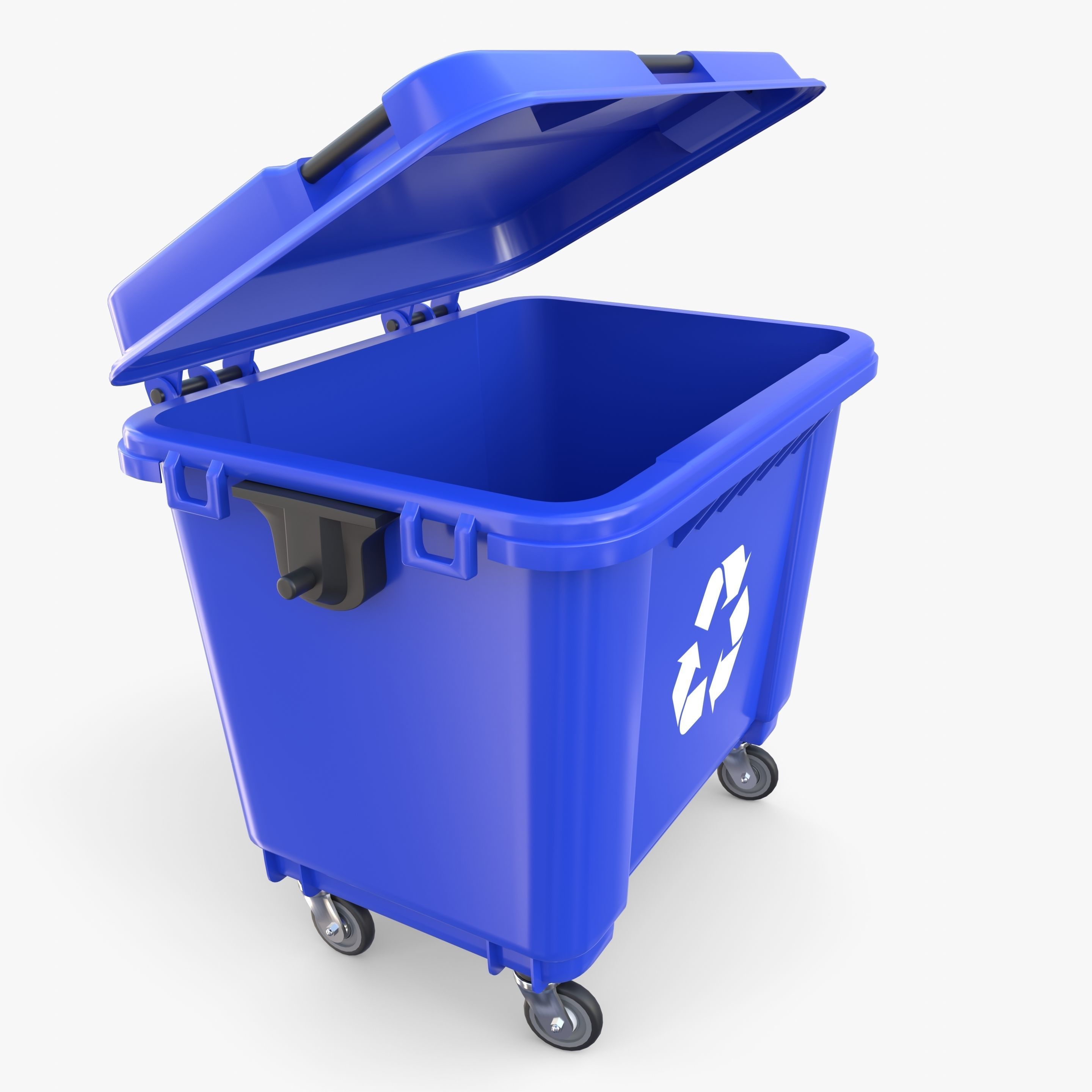 Dumpster v2 3D model_7
