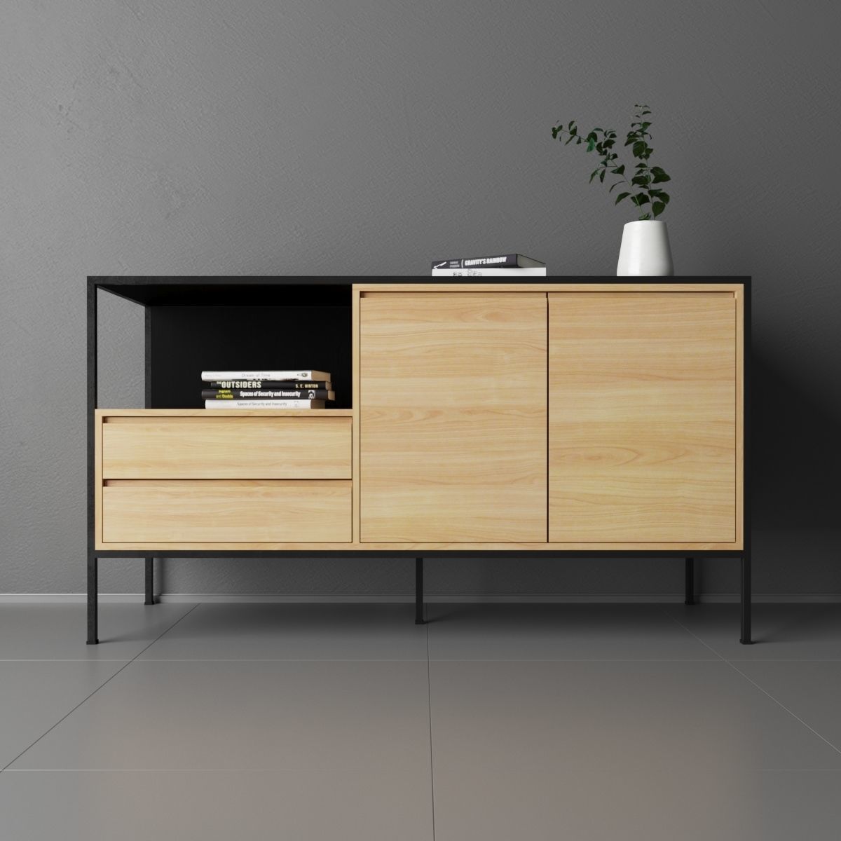 WAYAMPI Sideboard by Maisonsdumonde 3D model_5