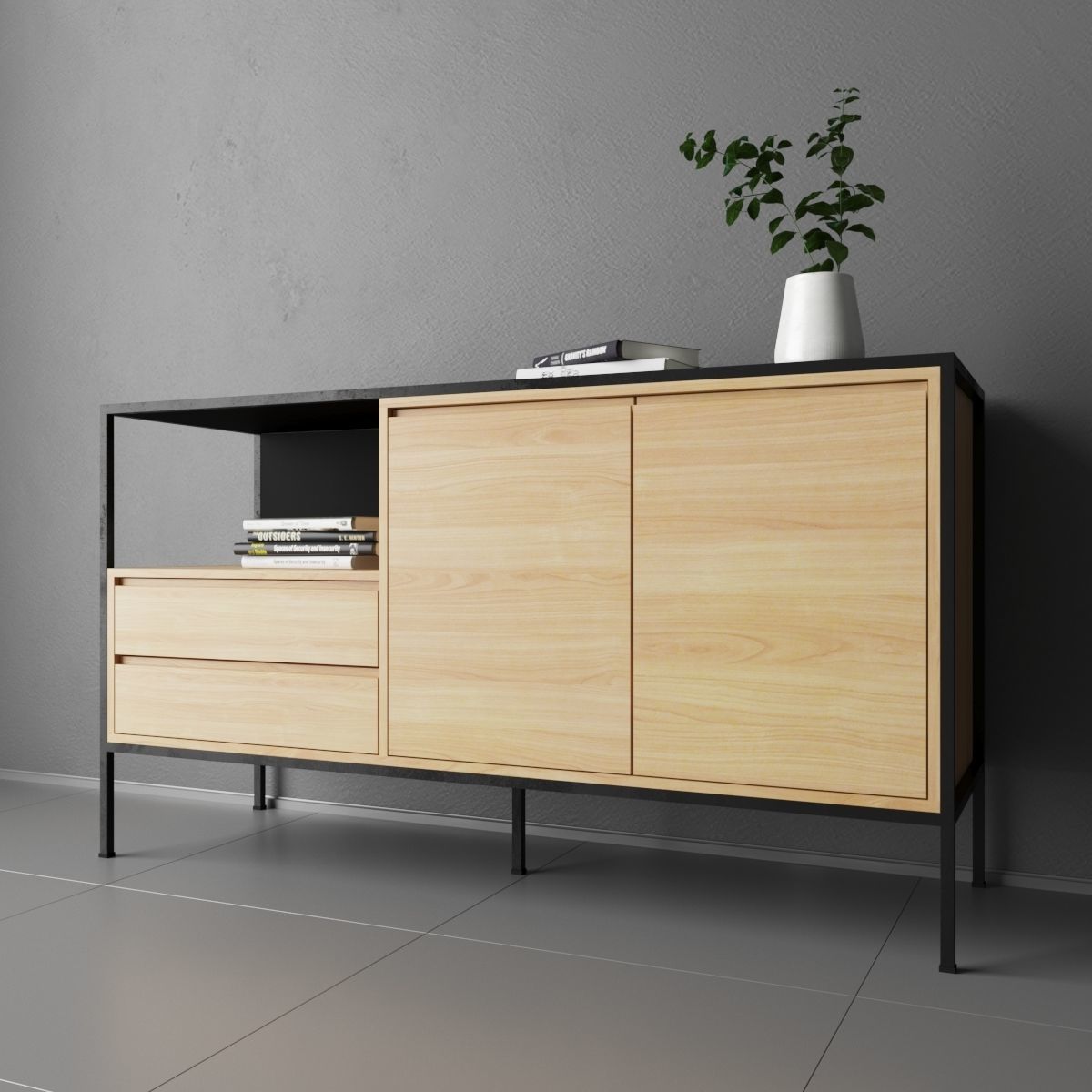 WAYAMPI Sideboard by Maisonsdumonde 3D model_6