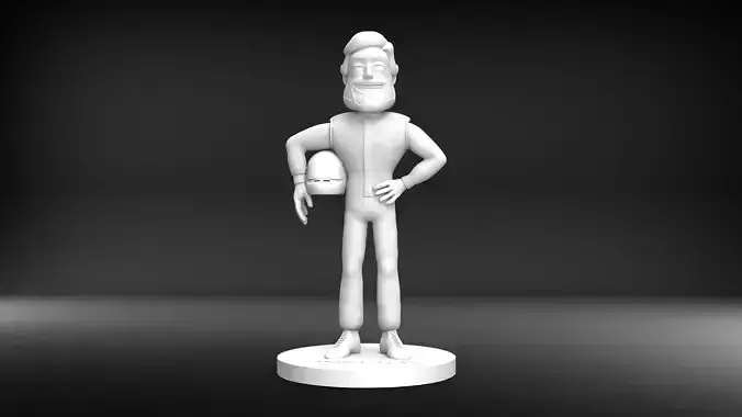 FERNANDO ALONSO F1 3D print model