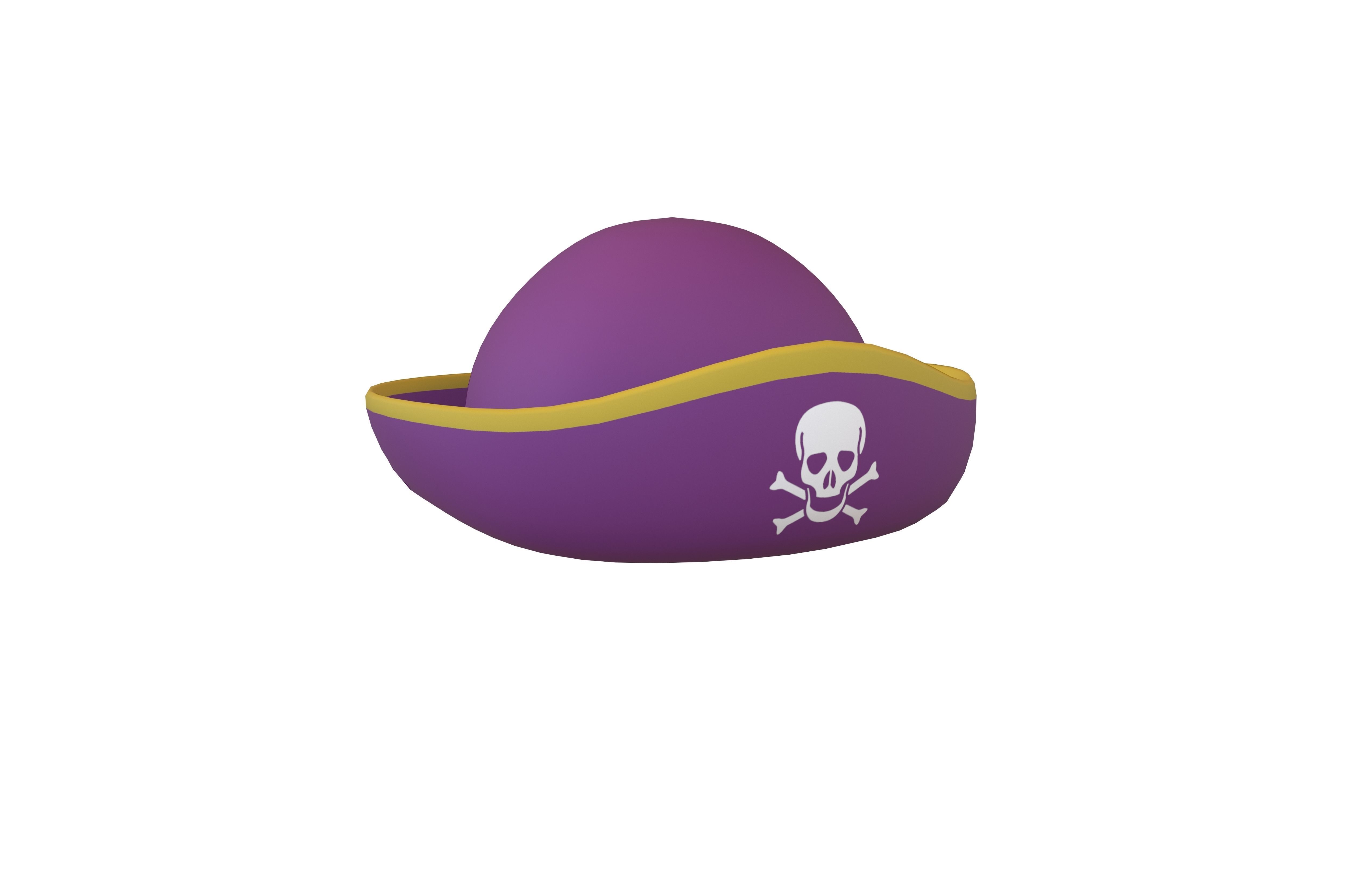 Pirate Hat V1 010 Low-poly 3D model_1