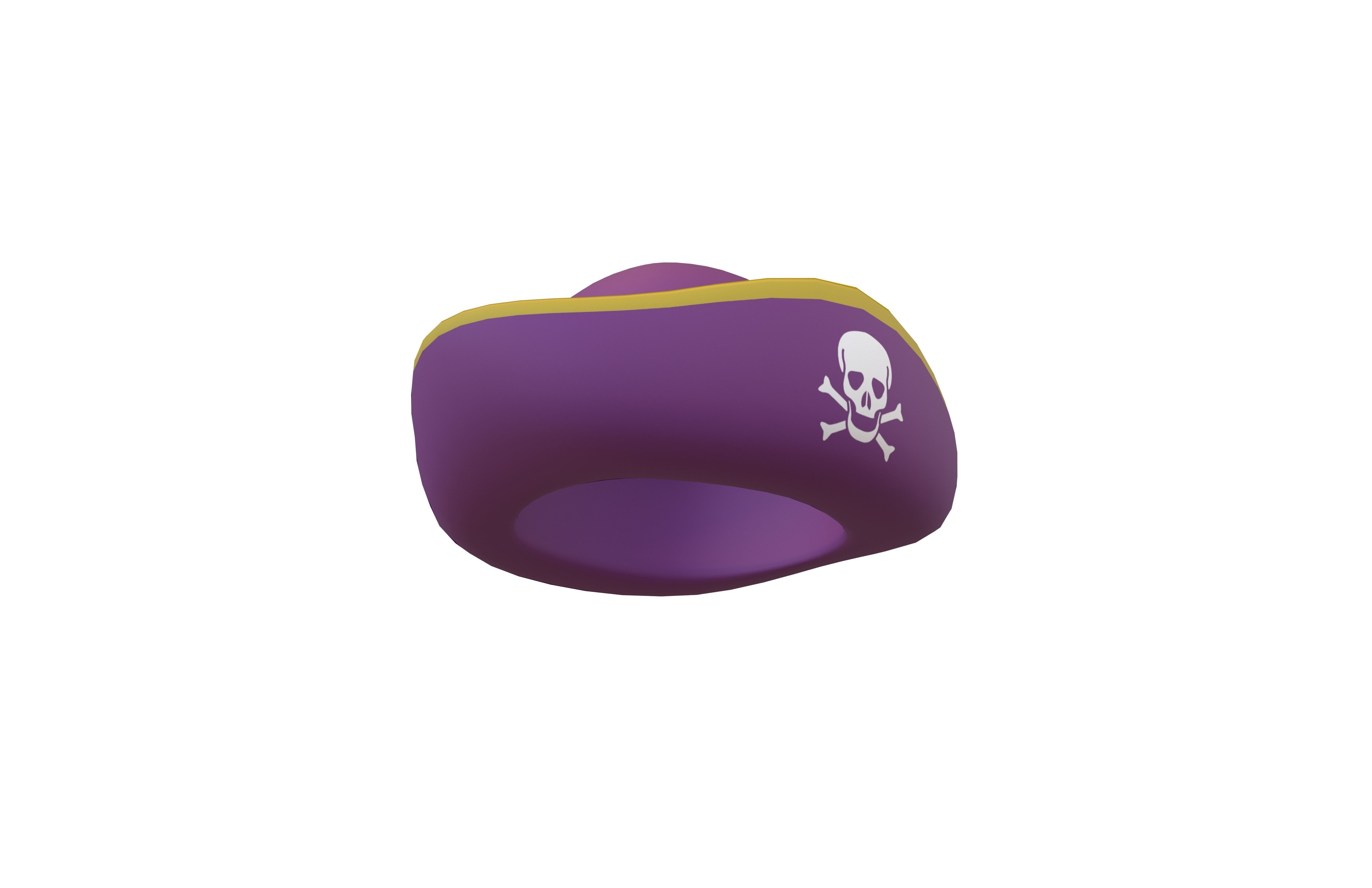 Pirate Hat V1 010 Low-poly 3D model_2