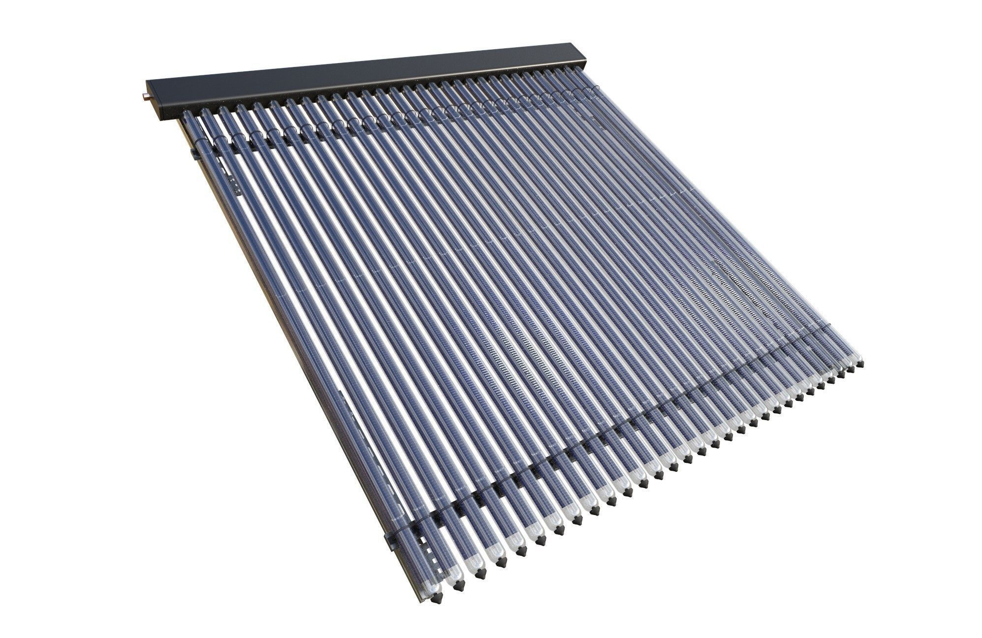 Vacuum Tube Solar Collector 3D model_2