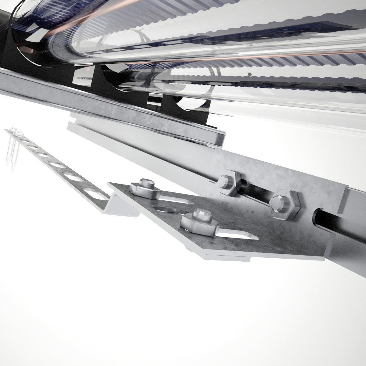 Vacuum Tube Solar Collector 3D model_9