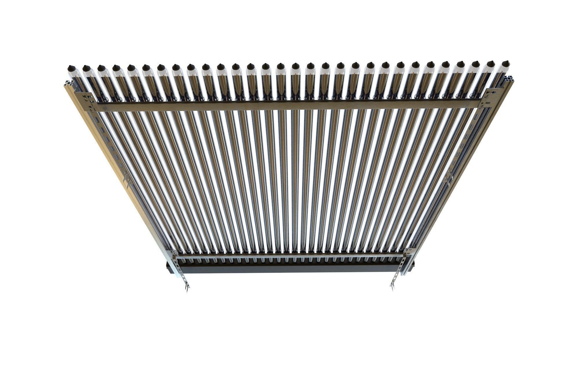 Vacuum Tube Solar Collector 3D model_4