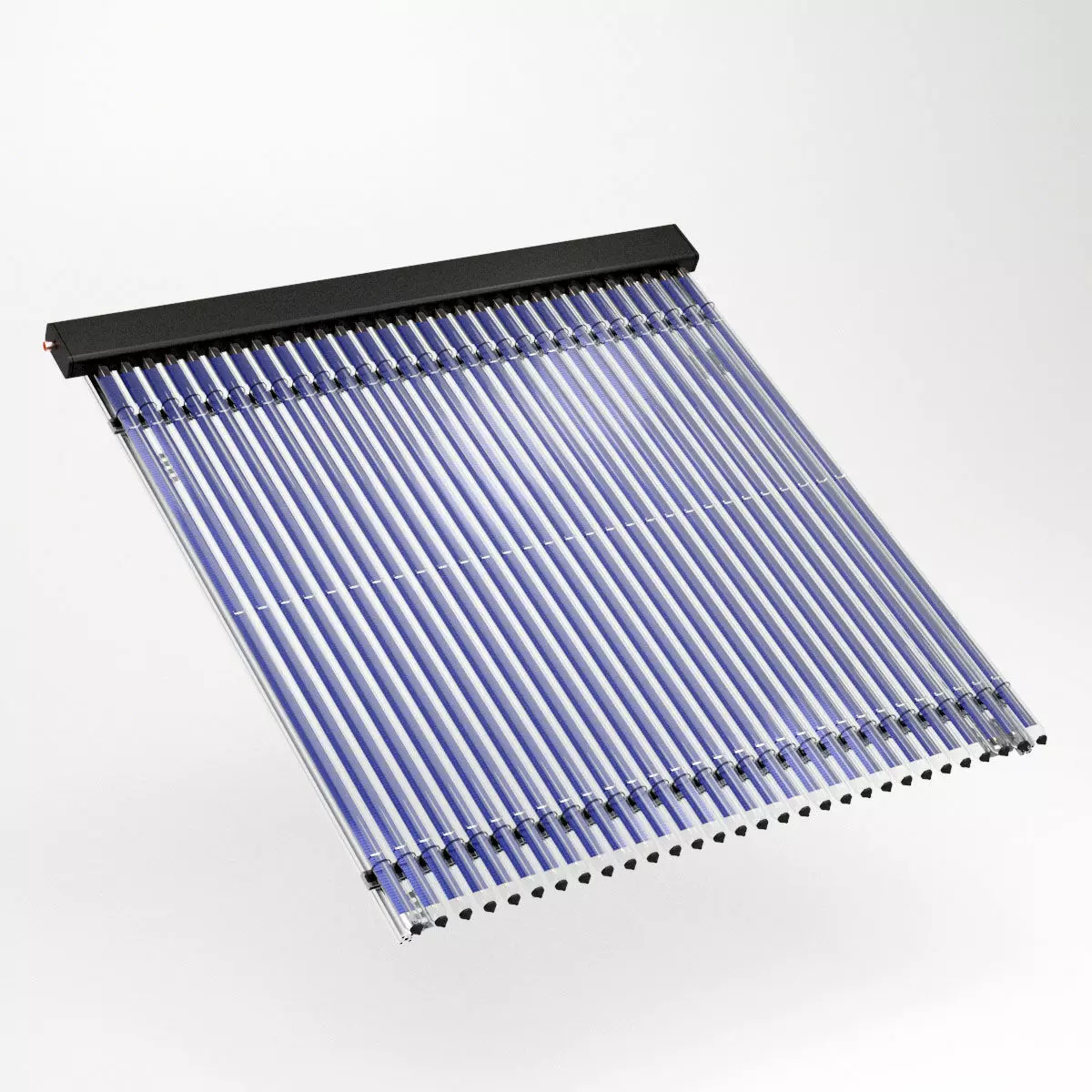 Vacuum Tube Solar Collector 3D model_0