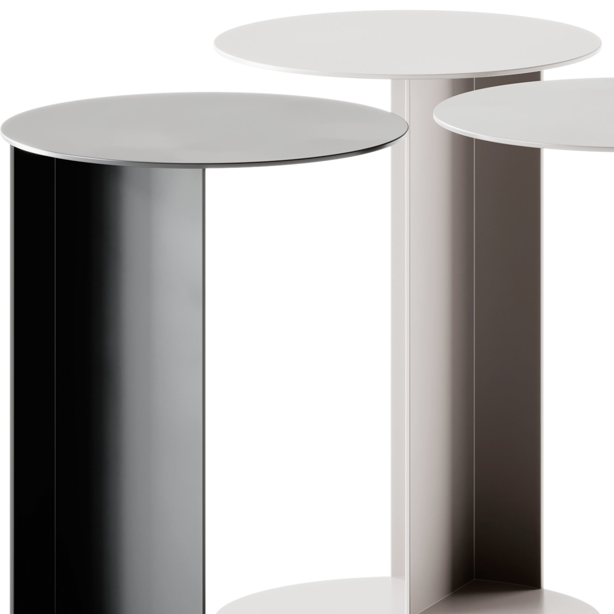 Plank TO Side Table 3D model_2