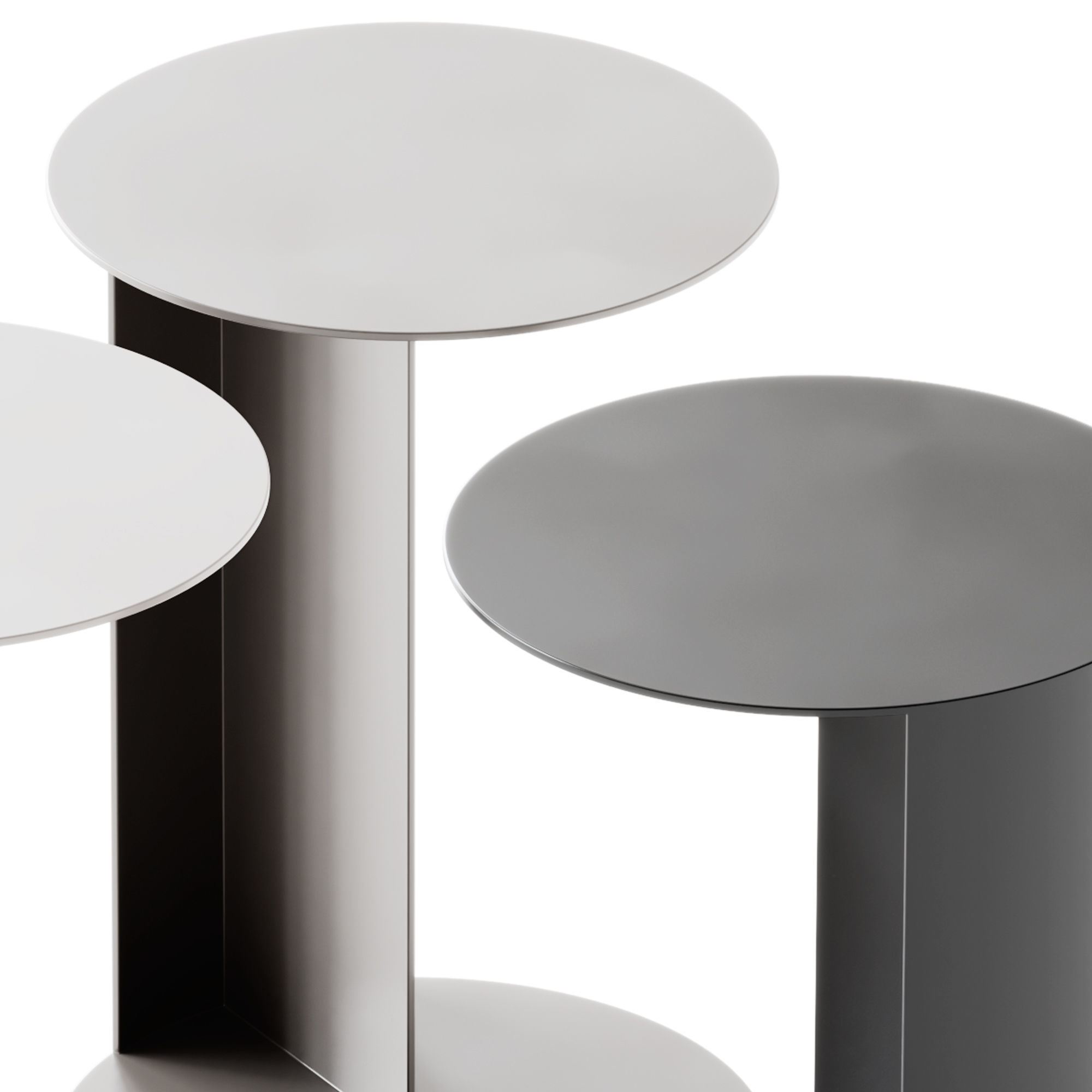 Plank TO Side Table 3D model_3