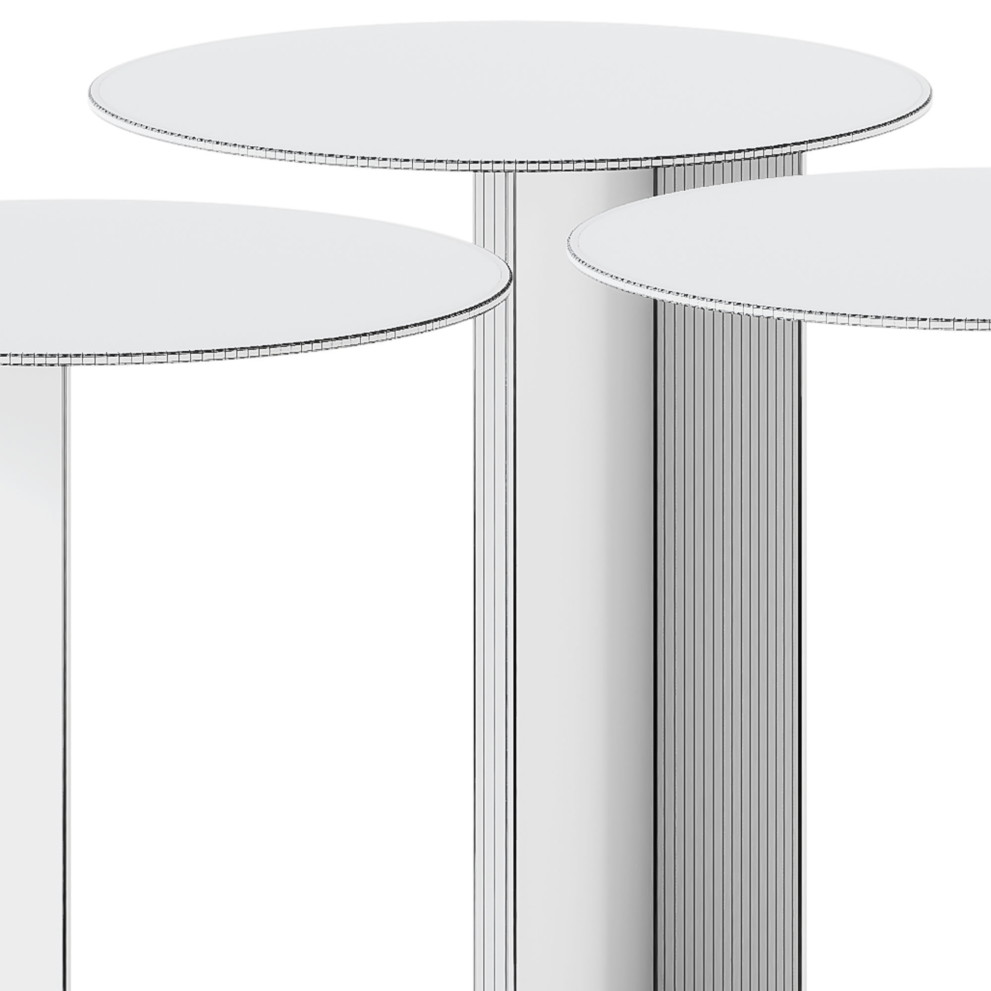 Plank TO Side Table 3D model_5