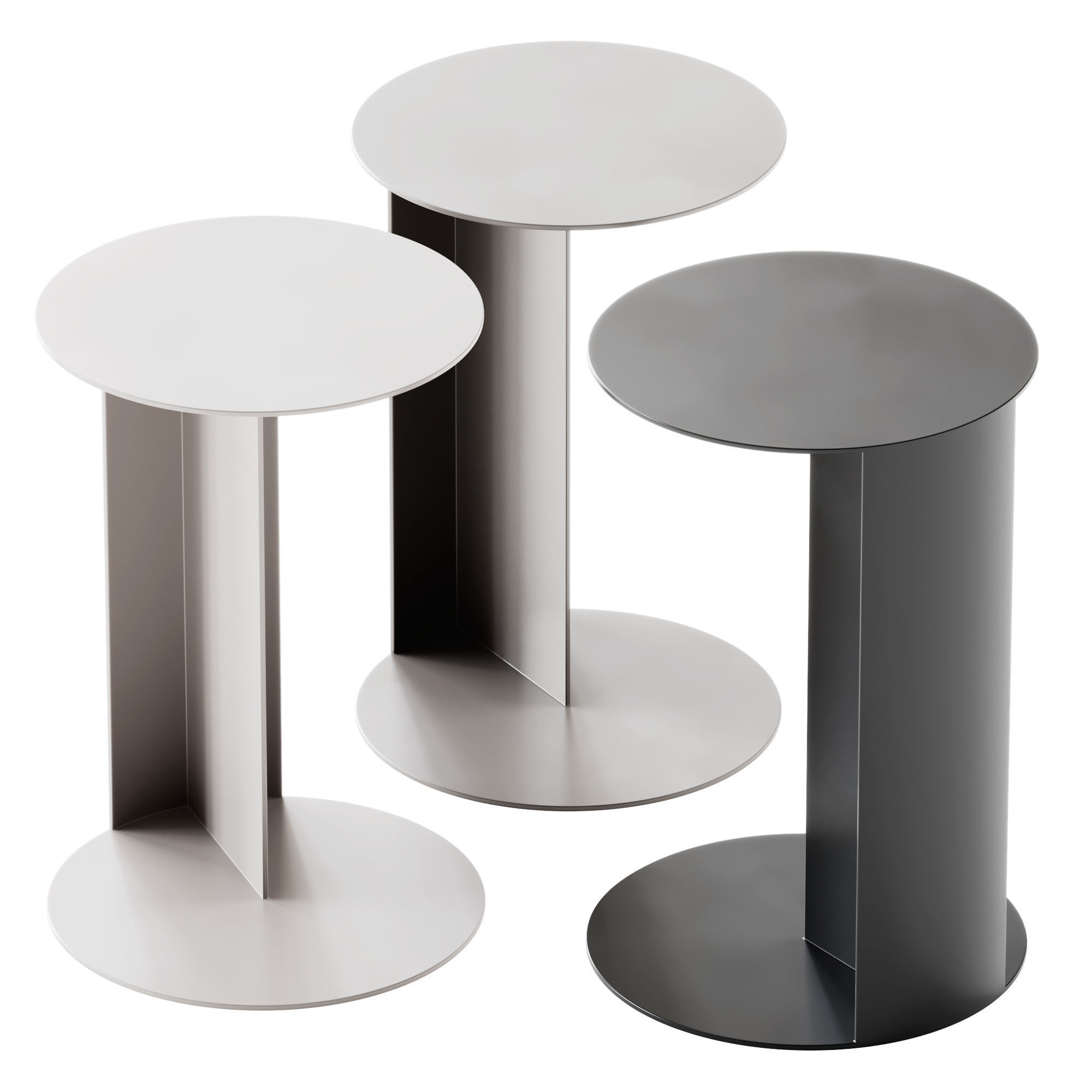 Plank TO Side Table 3D model_1