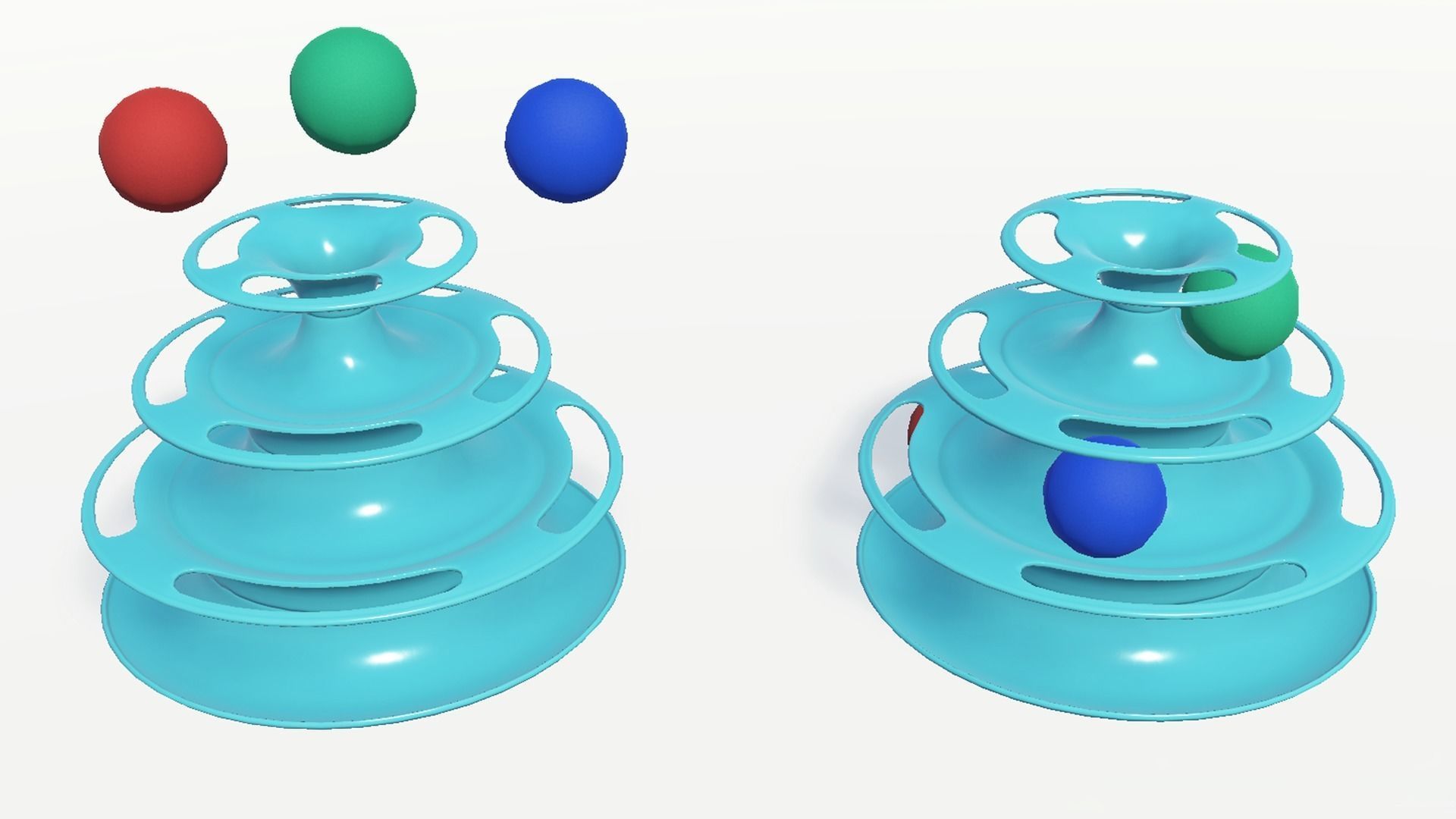 Cats - Fat Low-poly 3D model_28