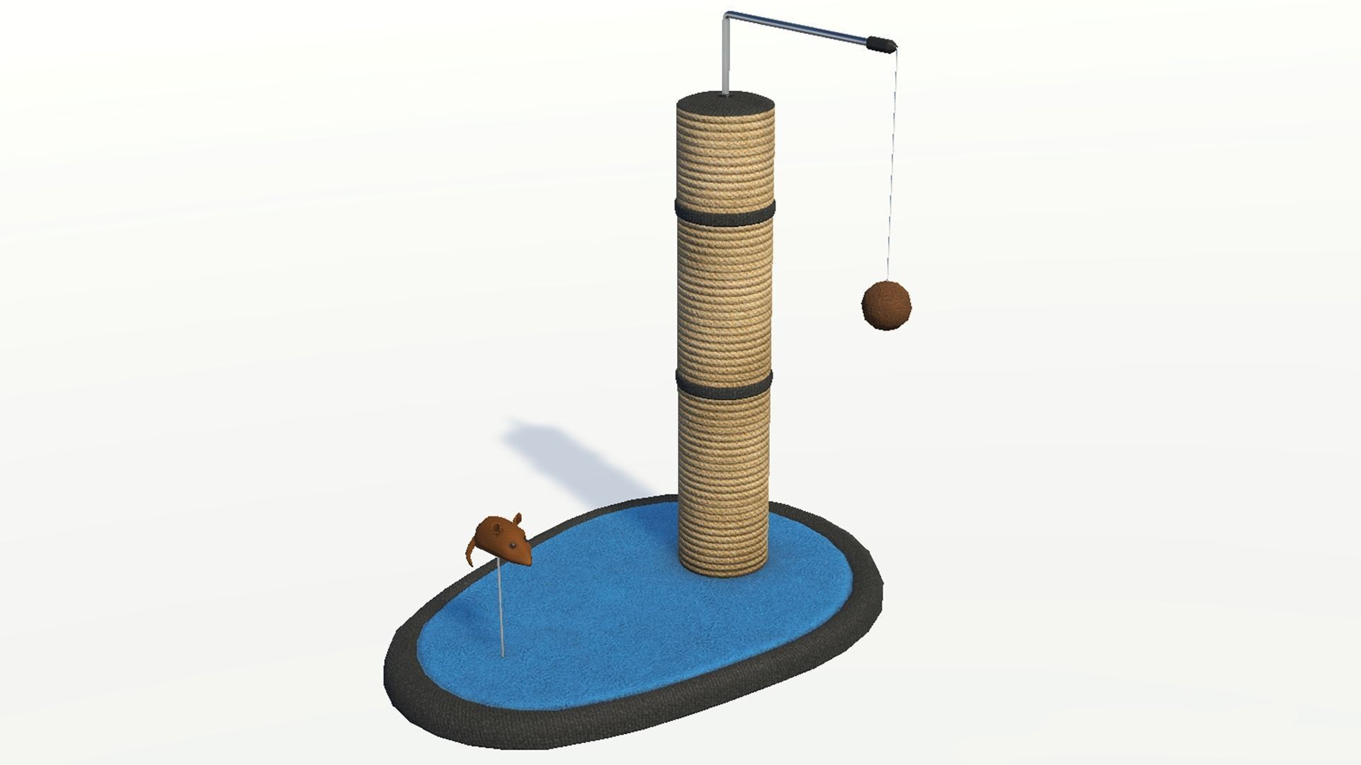 Cats - Fat Low-poly 3D model_24