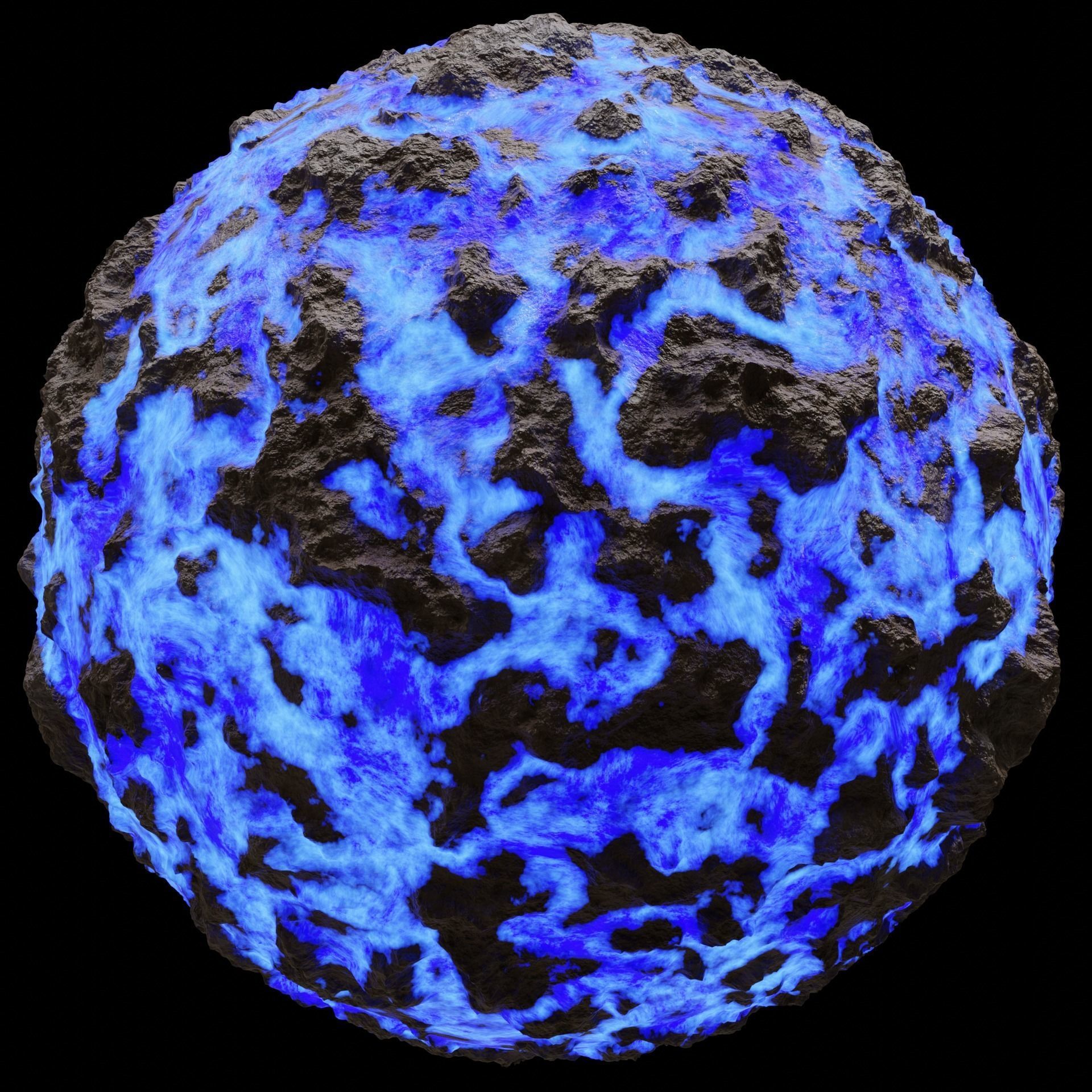 Procedural Rocky Lava Material Texture_1