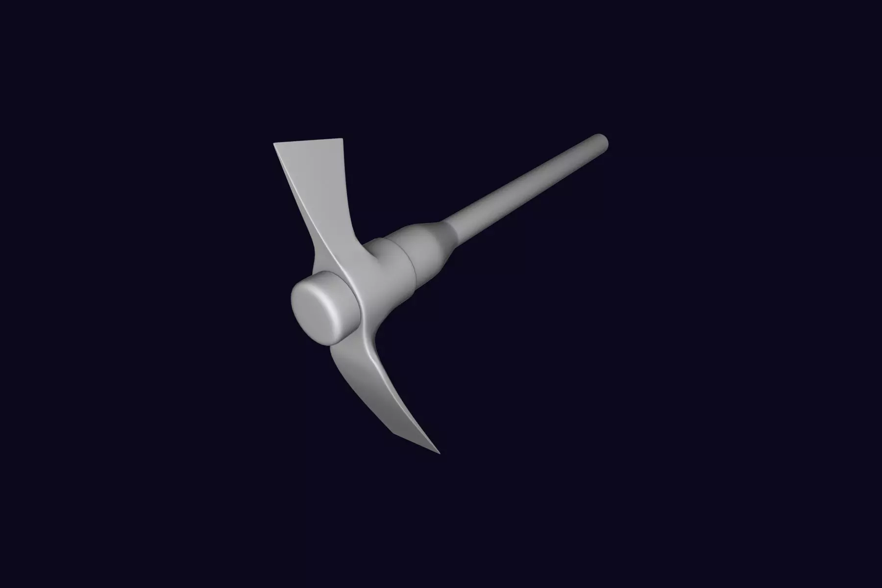 Cutter Mattock 3D model_0
