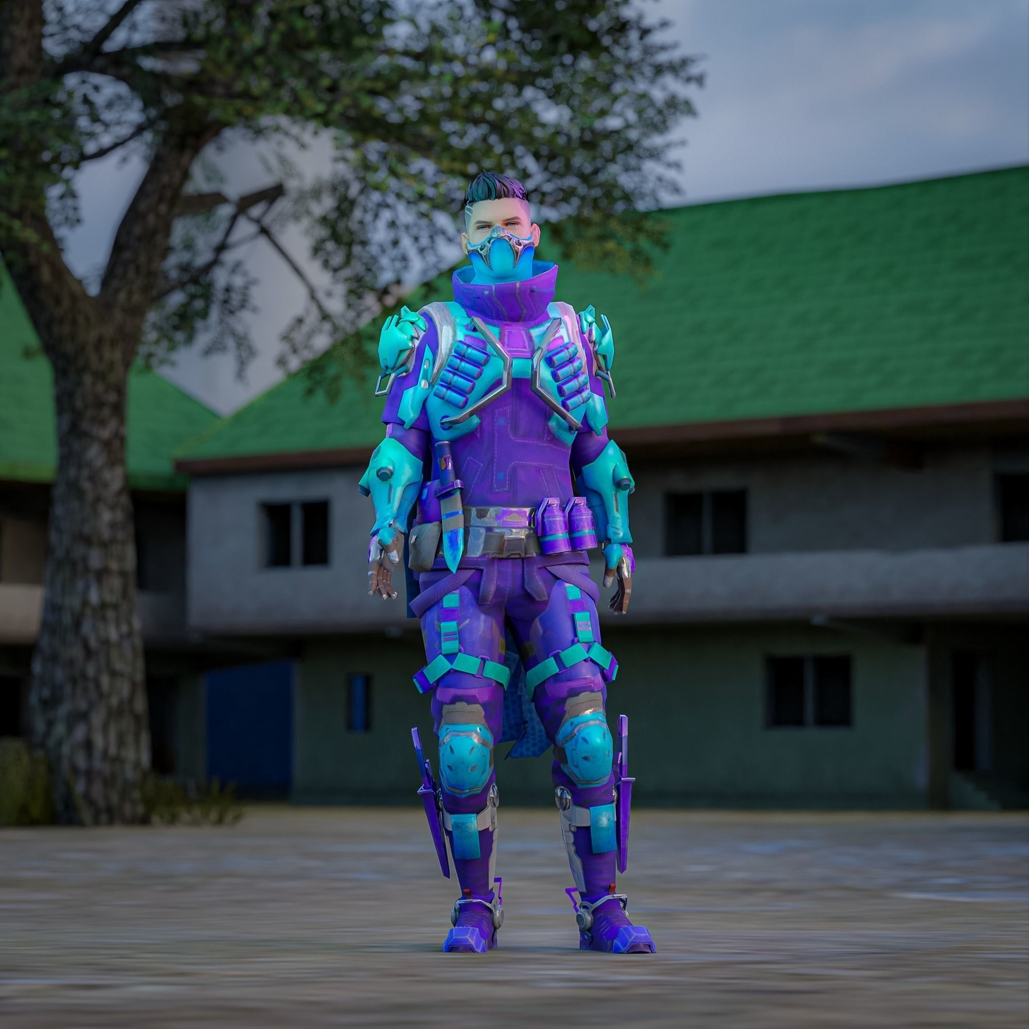 PUBG MOBILE CARLO 3D MODEL 3D model_1