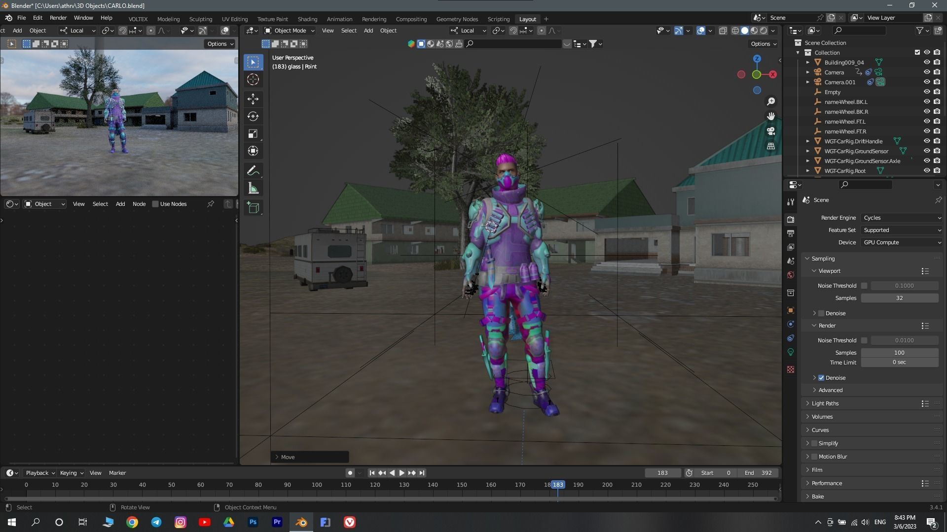 PUBG MOBILE CARLO 3D MODEL 3D model_2