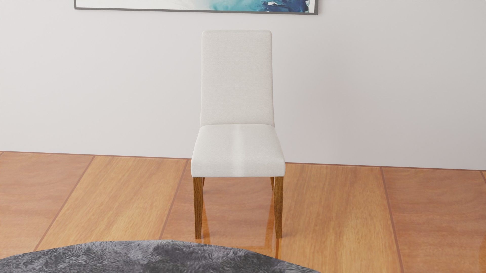 Dining Chair 3D model_3