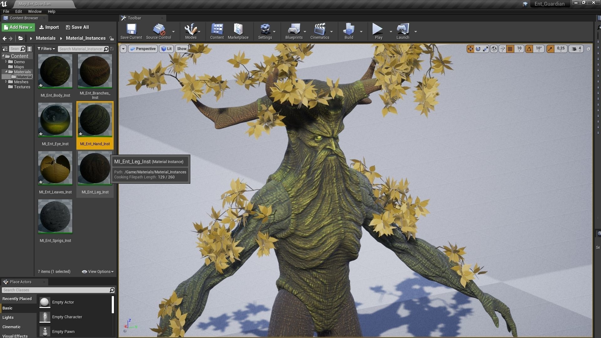 Ent Guardian Low-poly 3D model_7