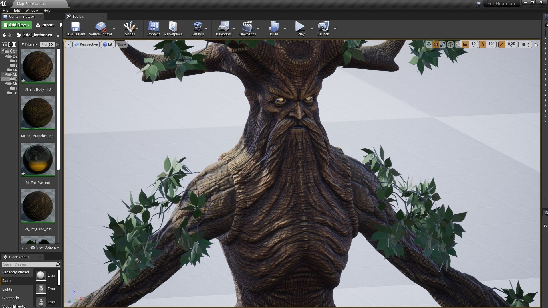 Ent Guardian Low-poly 3D model_5