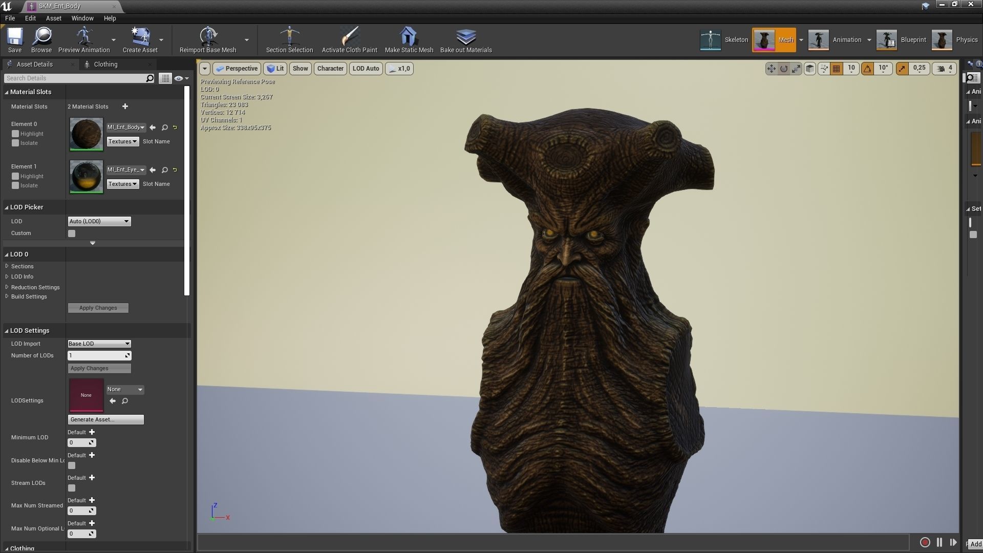 Ent Guardian Low-poly 3D model_14