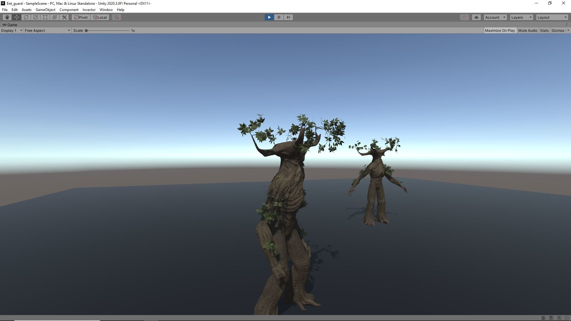 Ent Guardian Low-poly 3D model_21