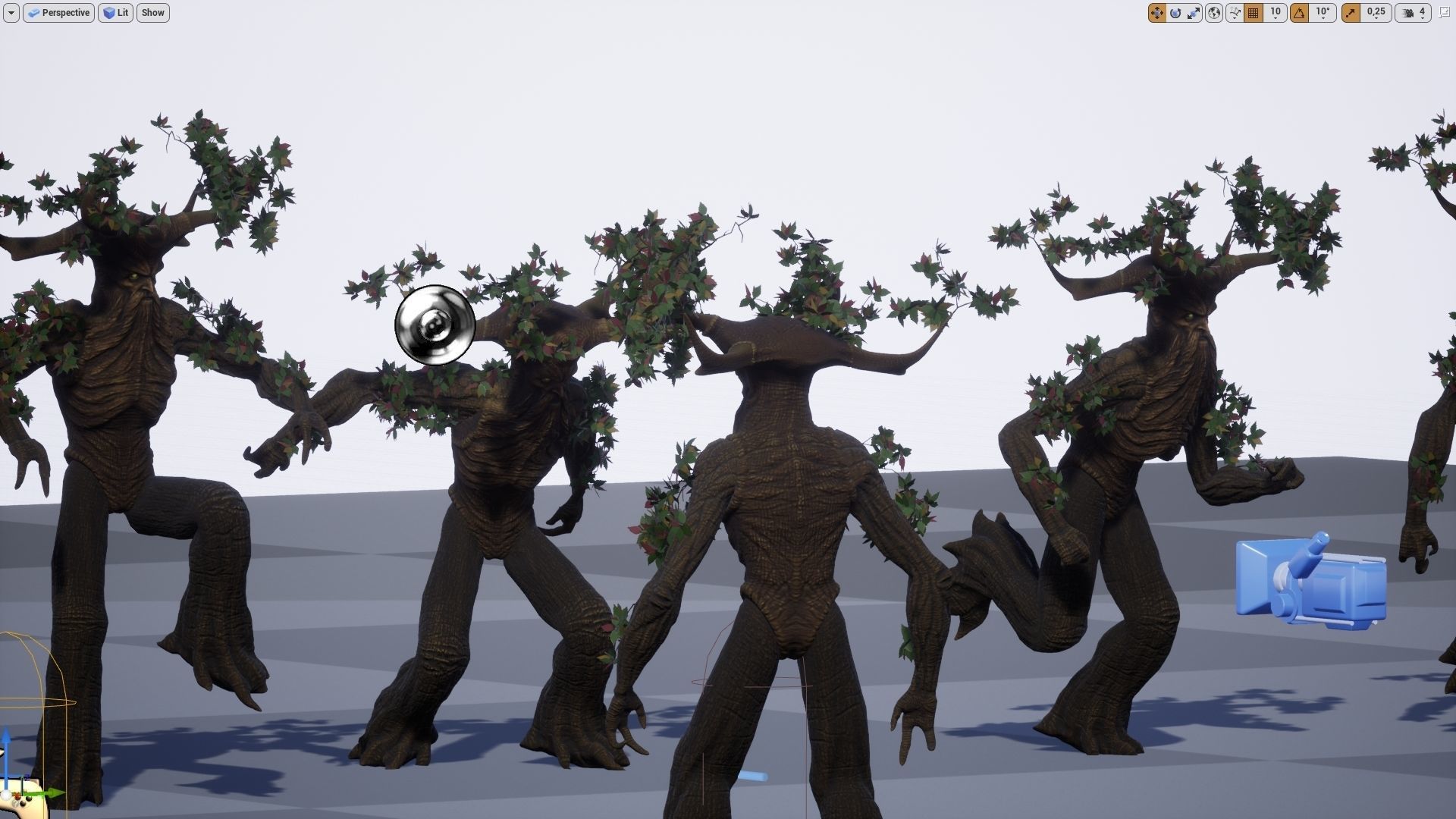 Ent Guardian Low-poly 3D model_9